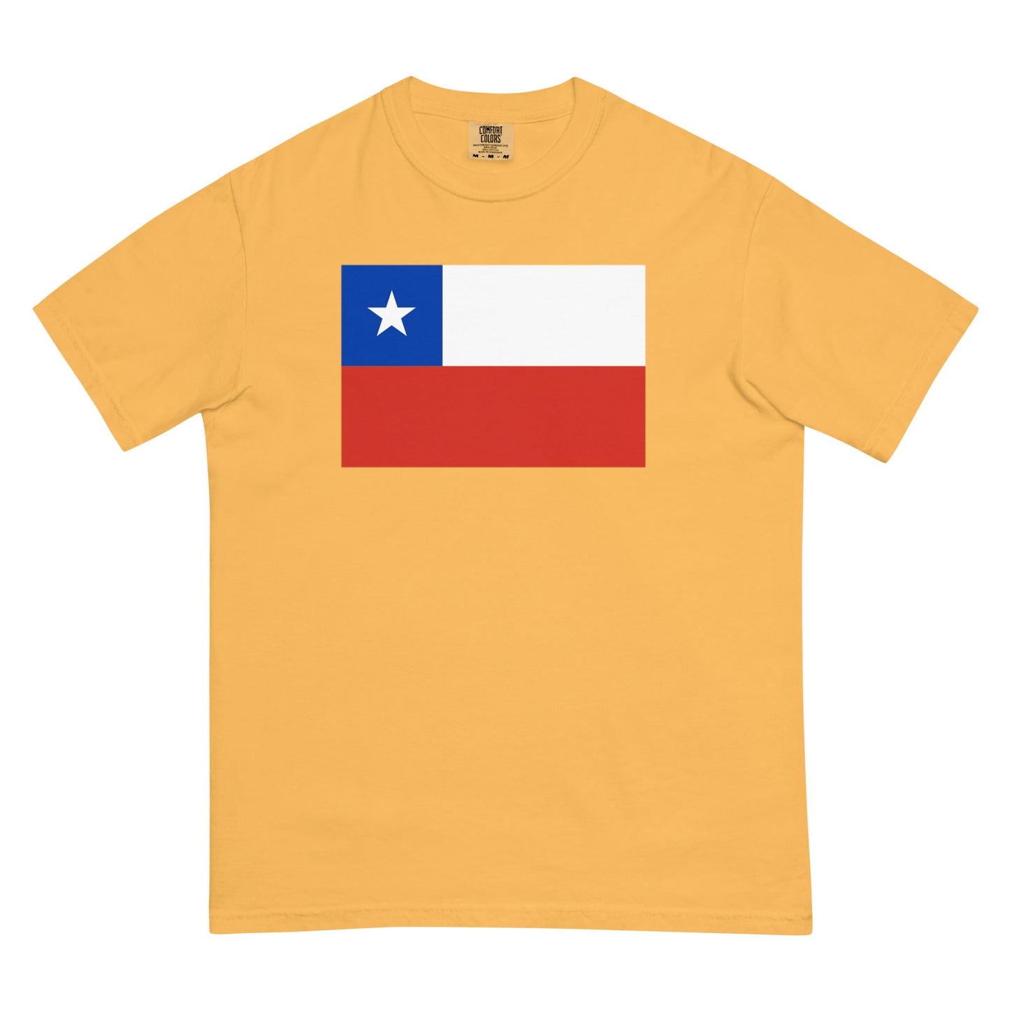 Flag tee representing Chile in espresso, 2X large