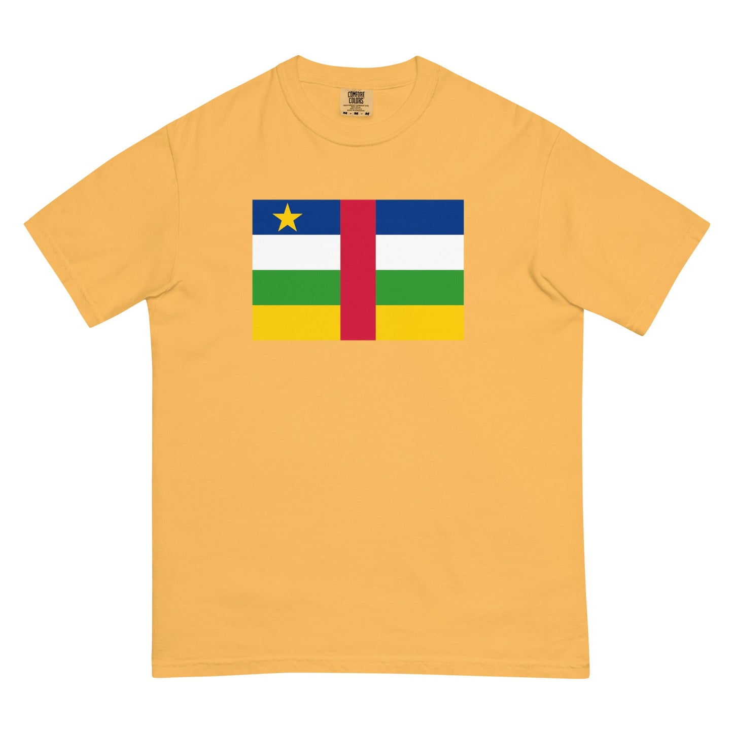 Central African Republic pride shirt in espresso – unisex, large