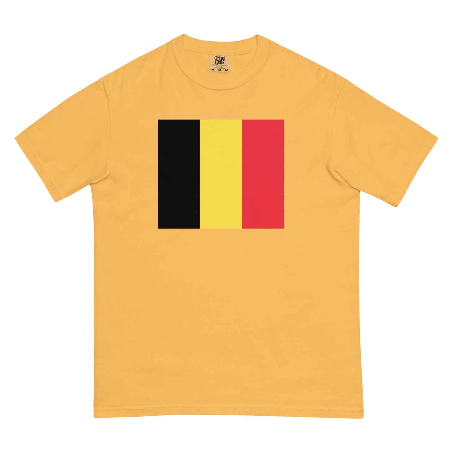 Flag tee representing Benin 1 in red, extra large