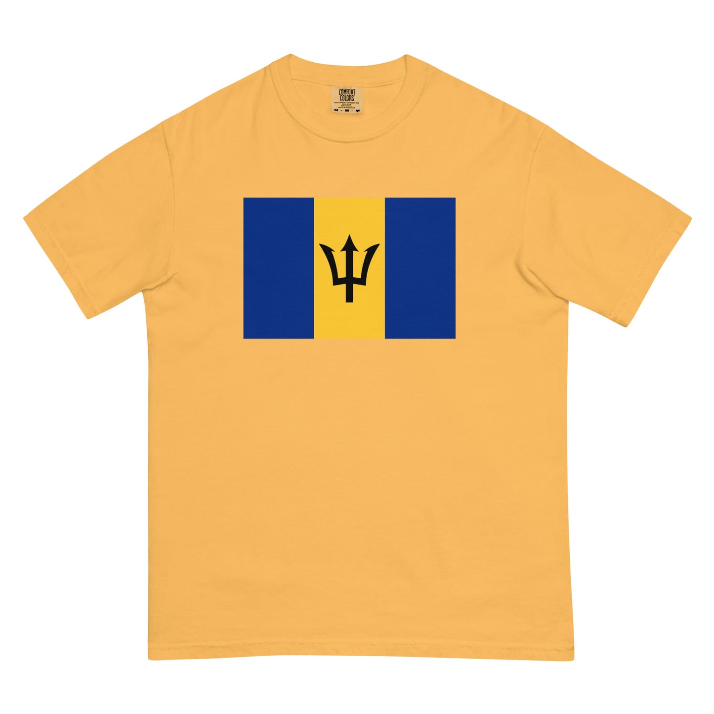 Barbados national shirt, 3X large, in mystic blue