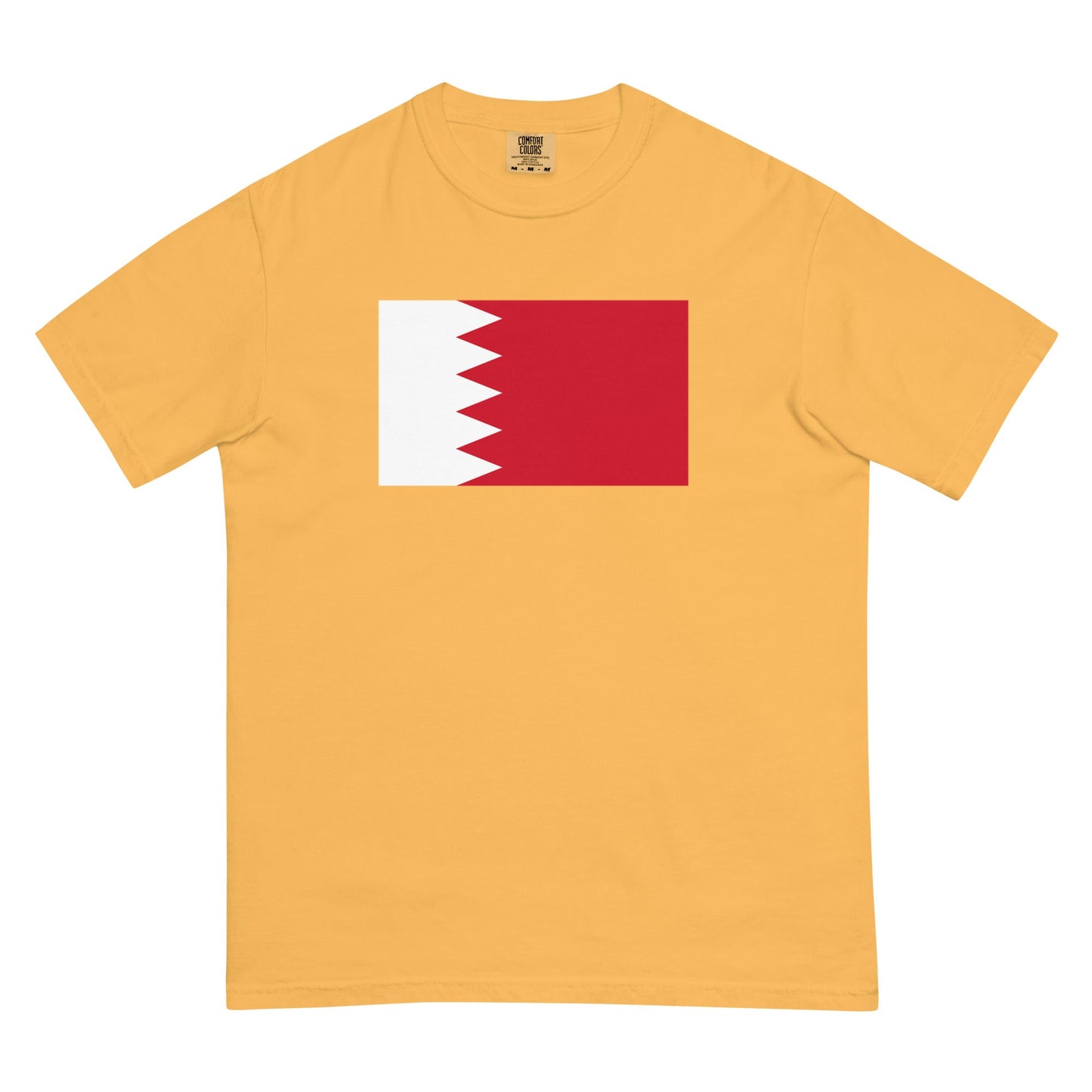 Bahrain heritage shirt, flo blue, size small