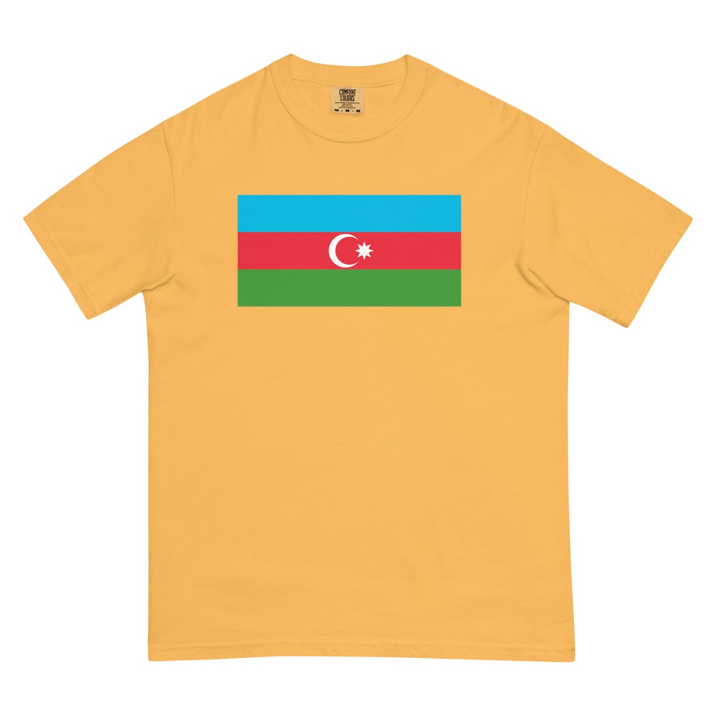 espresso shirt with Azerbaijan flag design, small