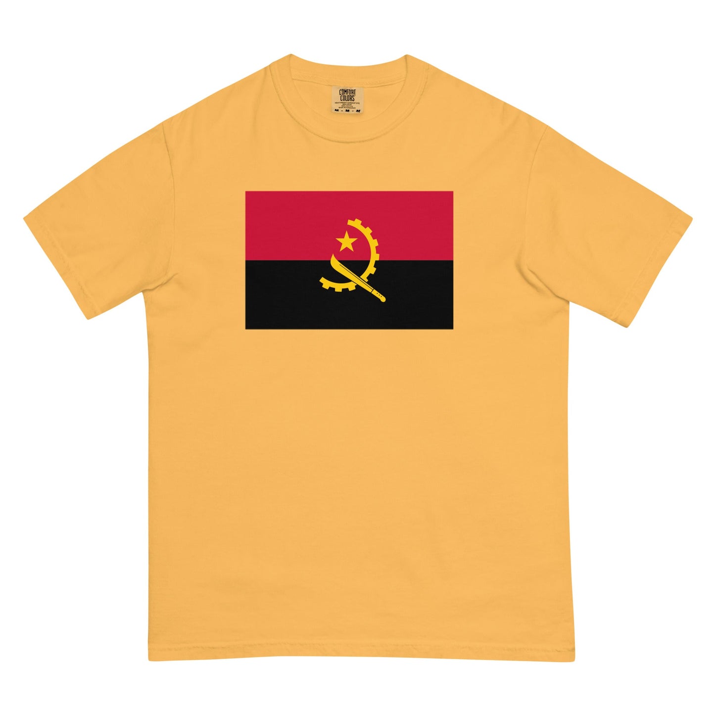 Flag tee representing Angola in mystic blue, 3X large