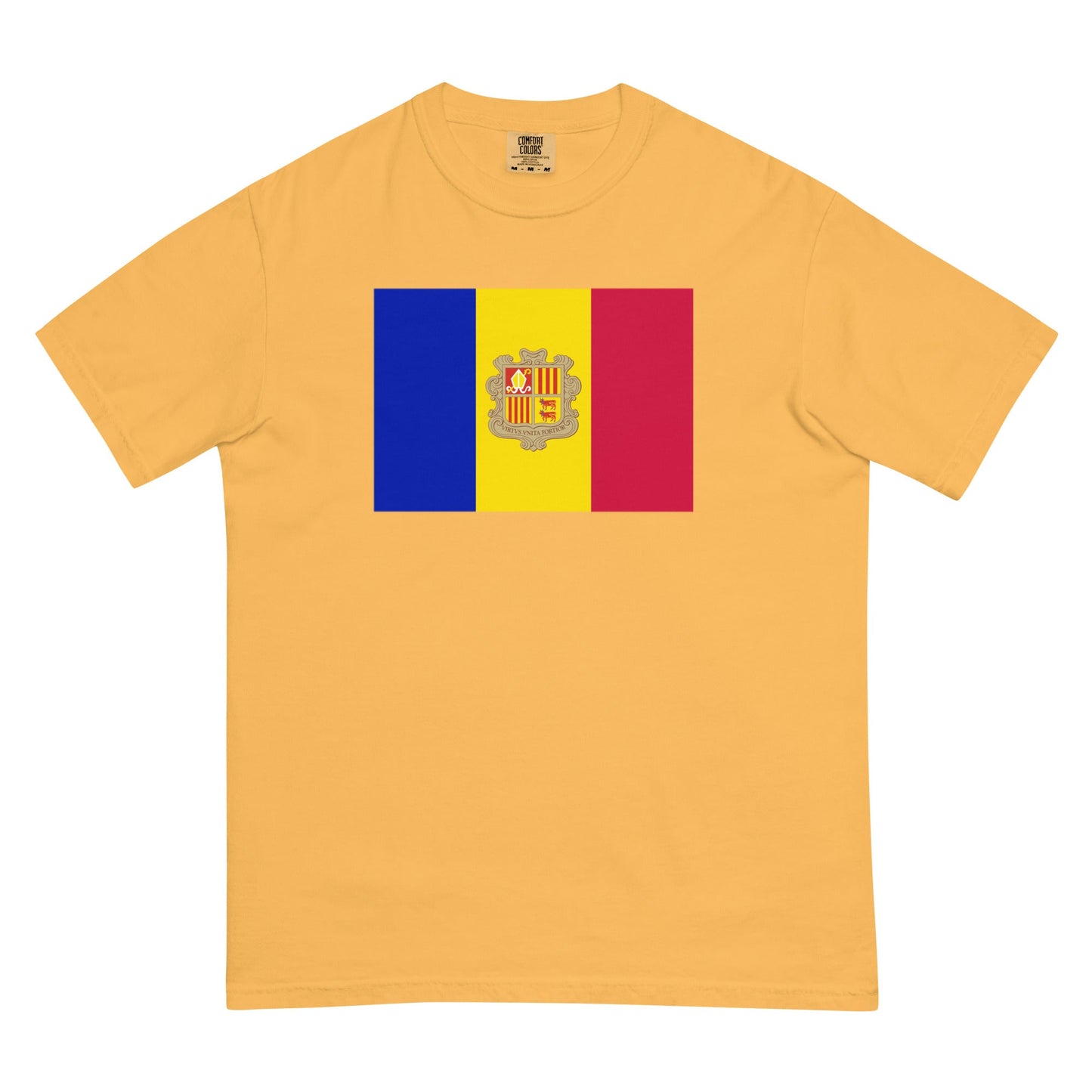 Andorra heritage shirt, yam, size 2X large