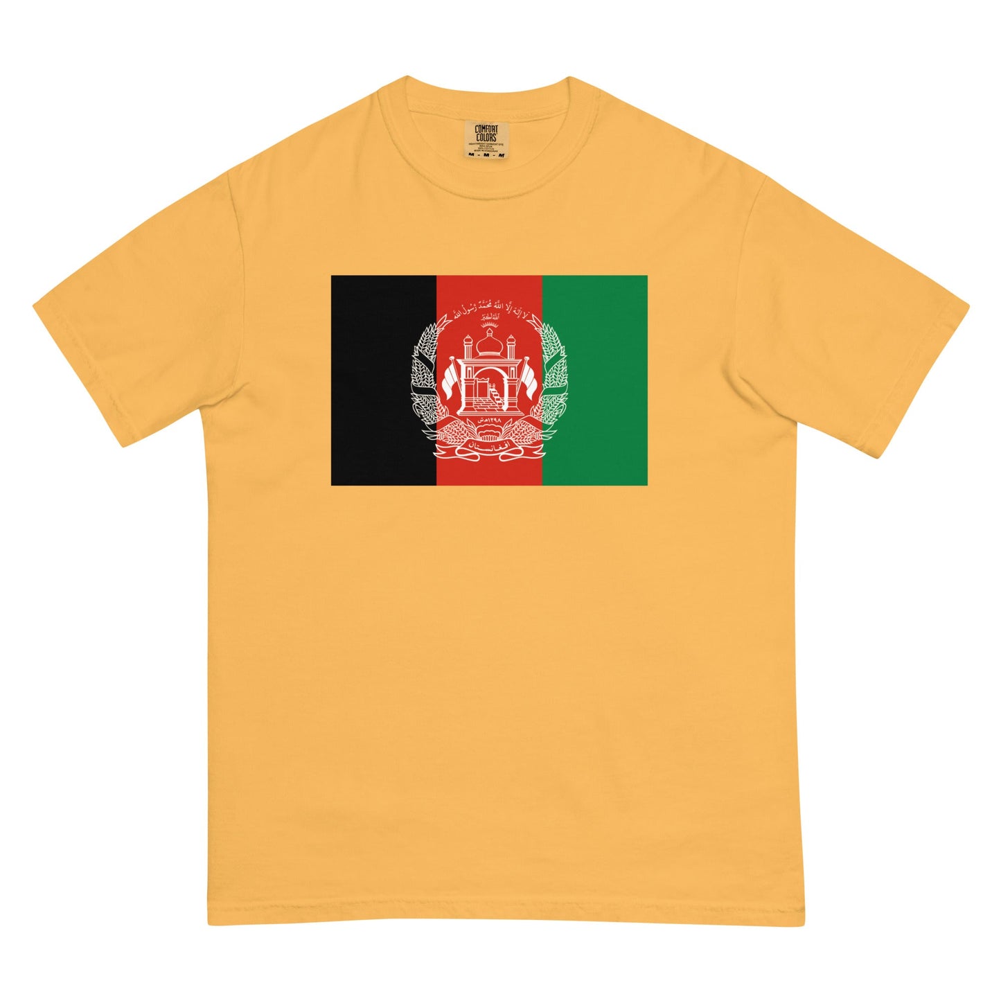 Afghanistan pride shirt in yam – unisex, large