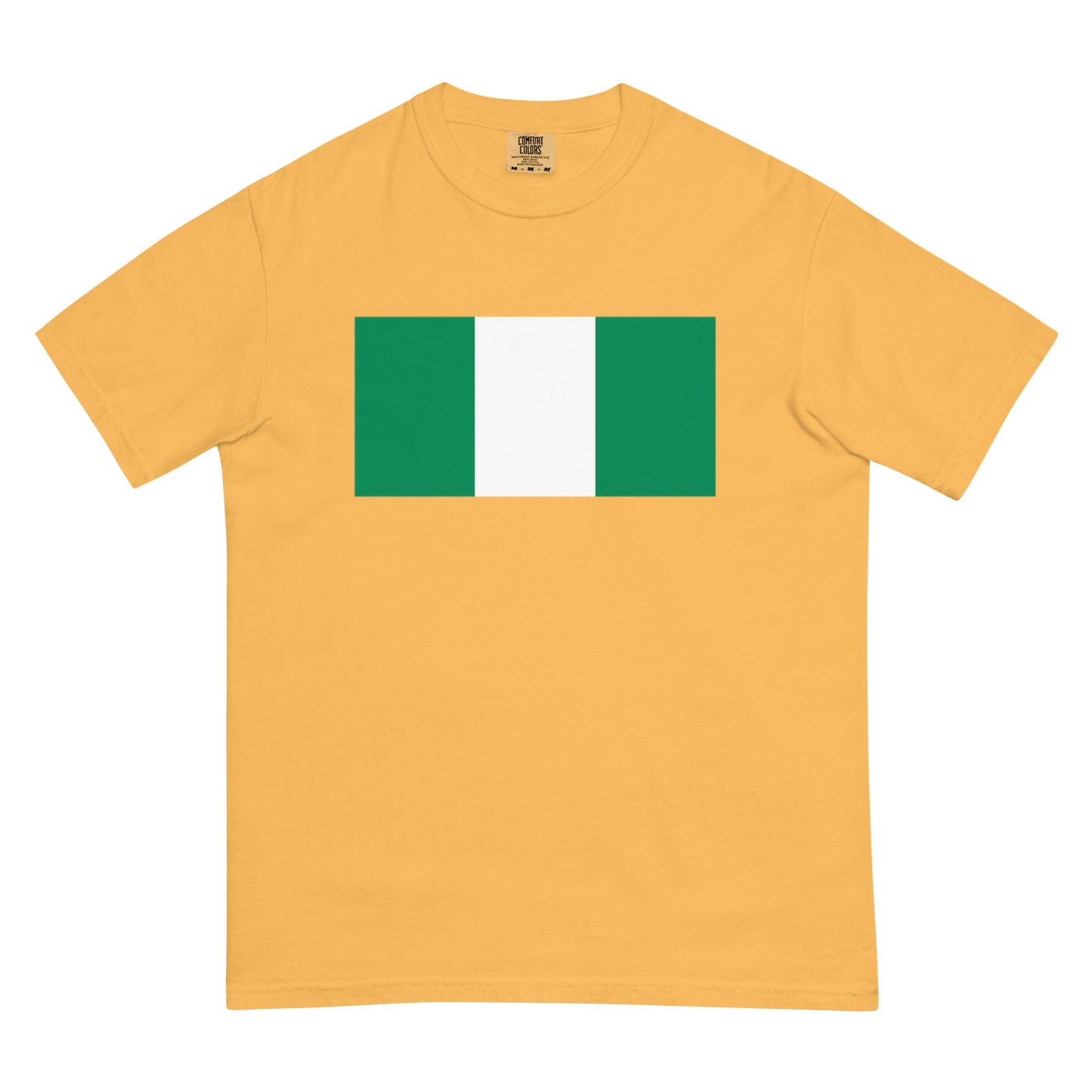true navy shirt with Nigeria flag design, large