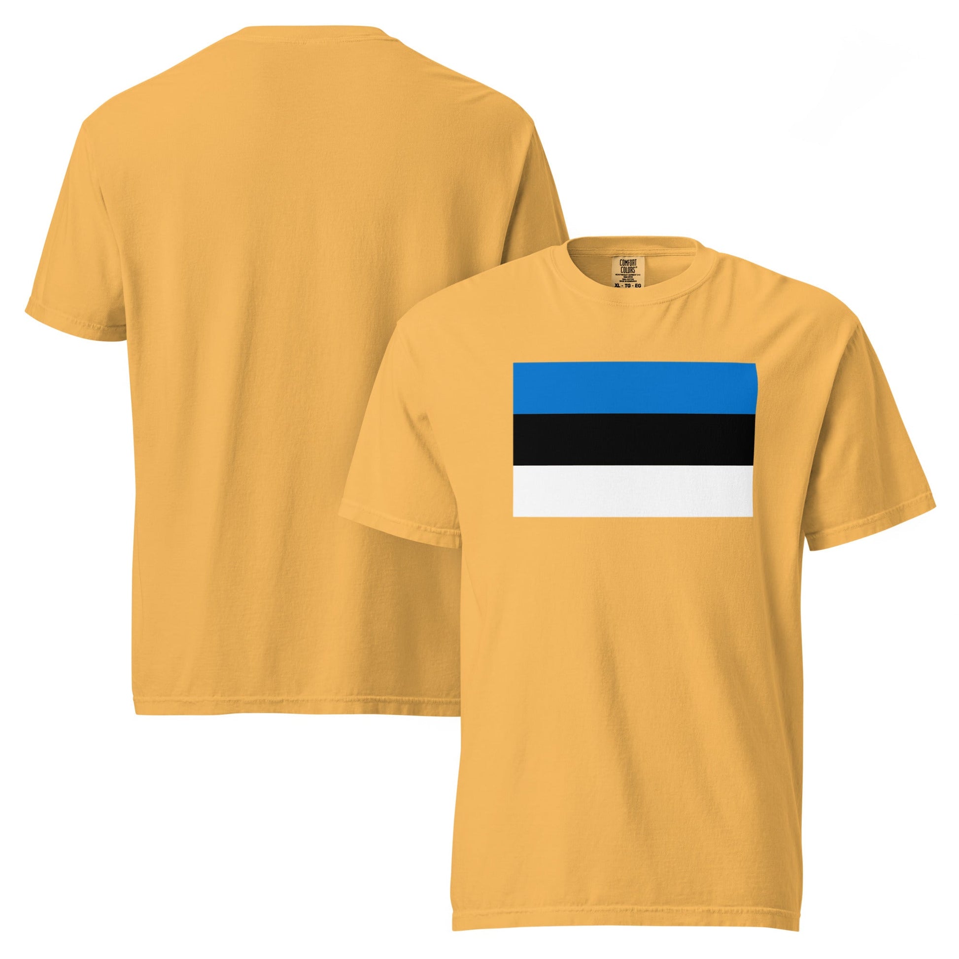Estonia pride shirt in red – unisex, 4X large
