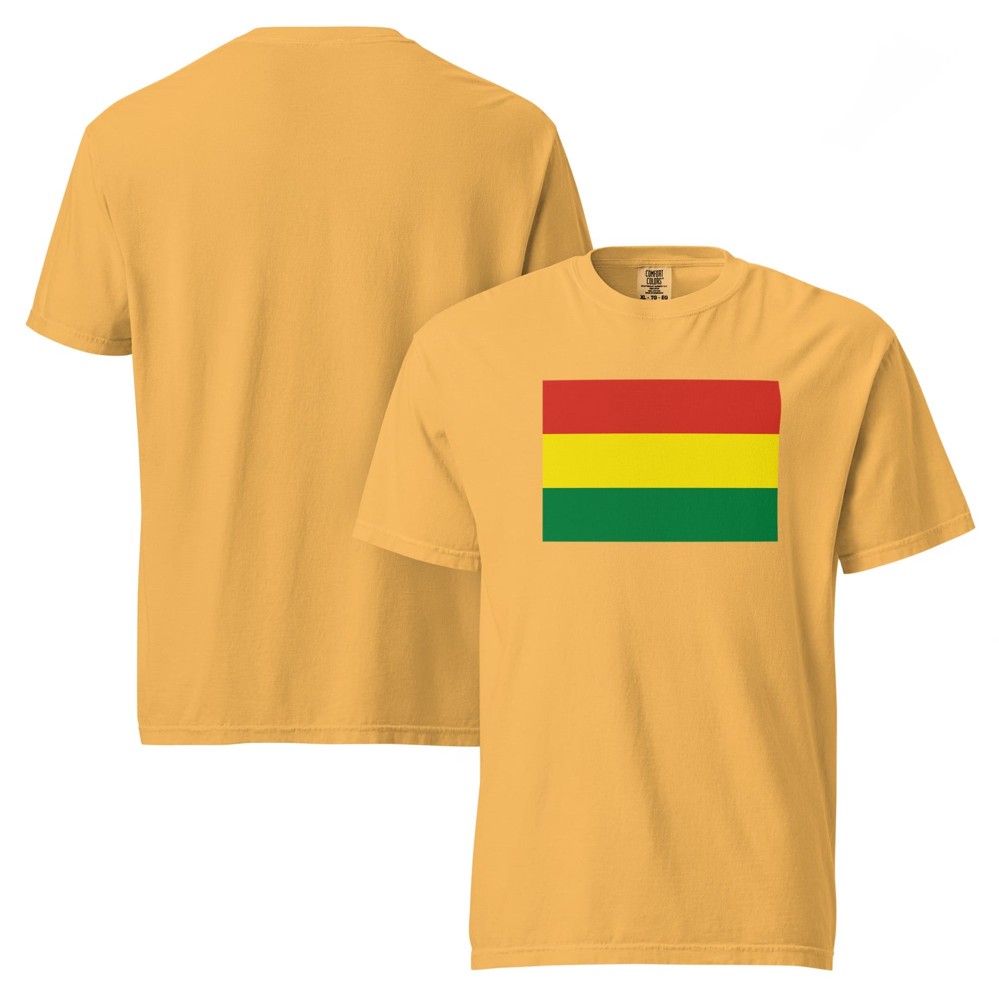 Flag tee representing Bolivia in berry, 4X large