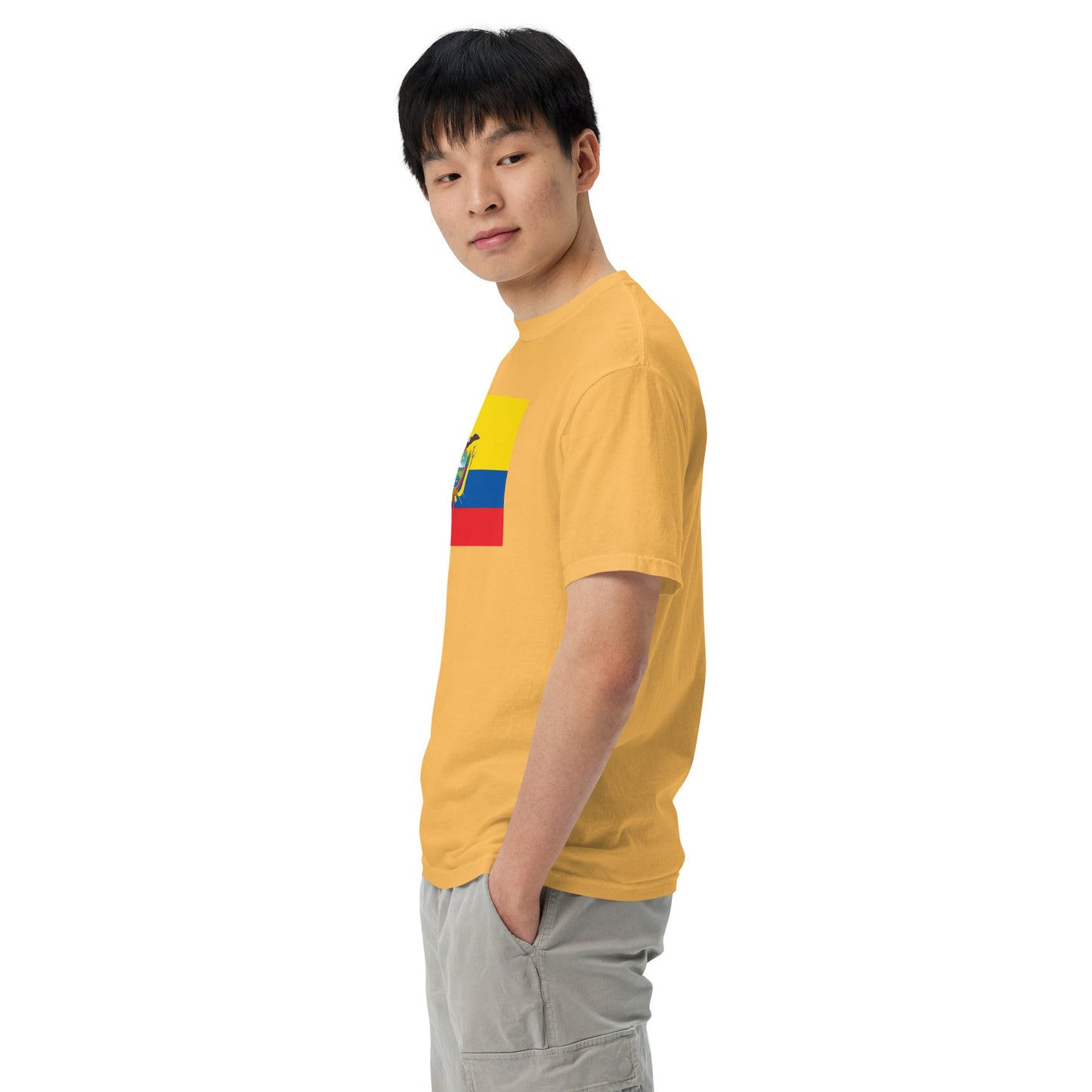 Ecuador pride shirt in hemp – unisex, 2X large
