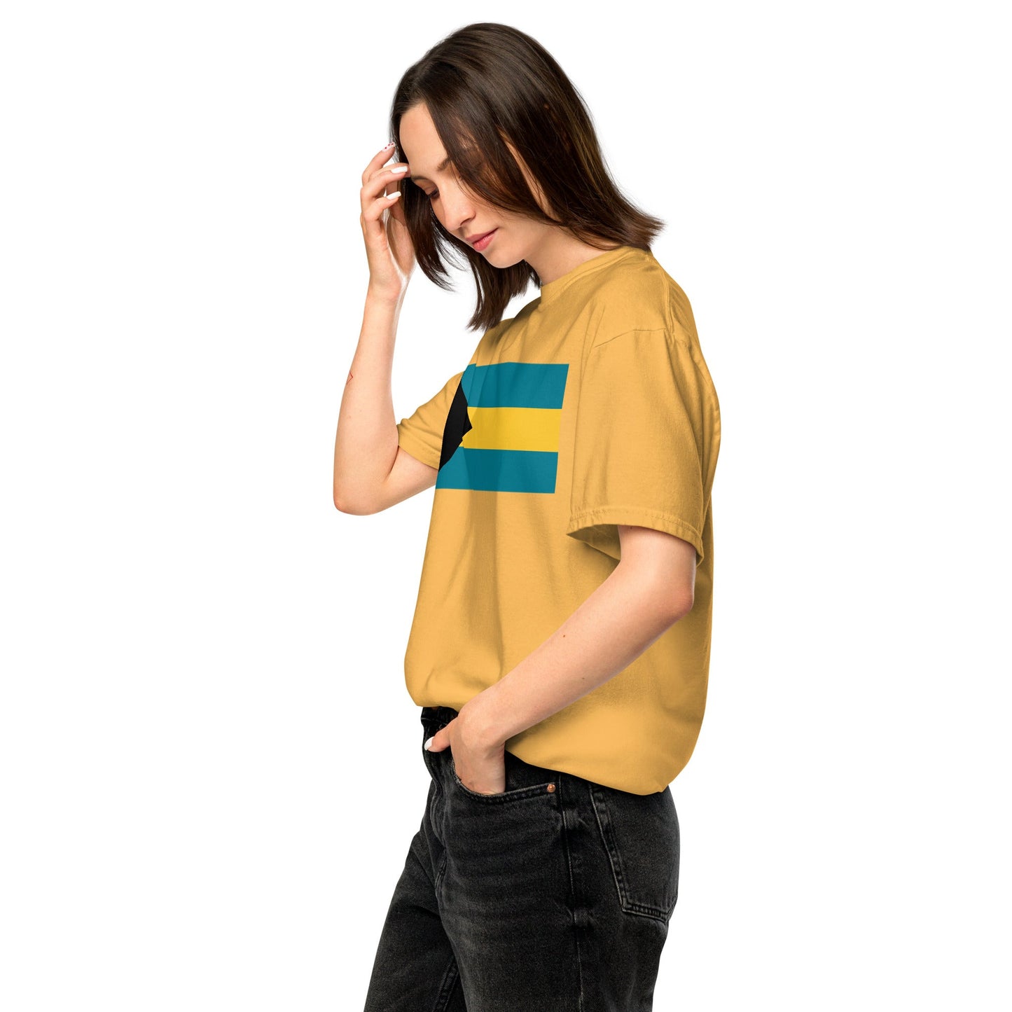 Bahamas heritage shirt, black, size 4X large