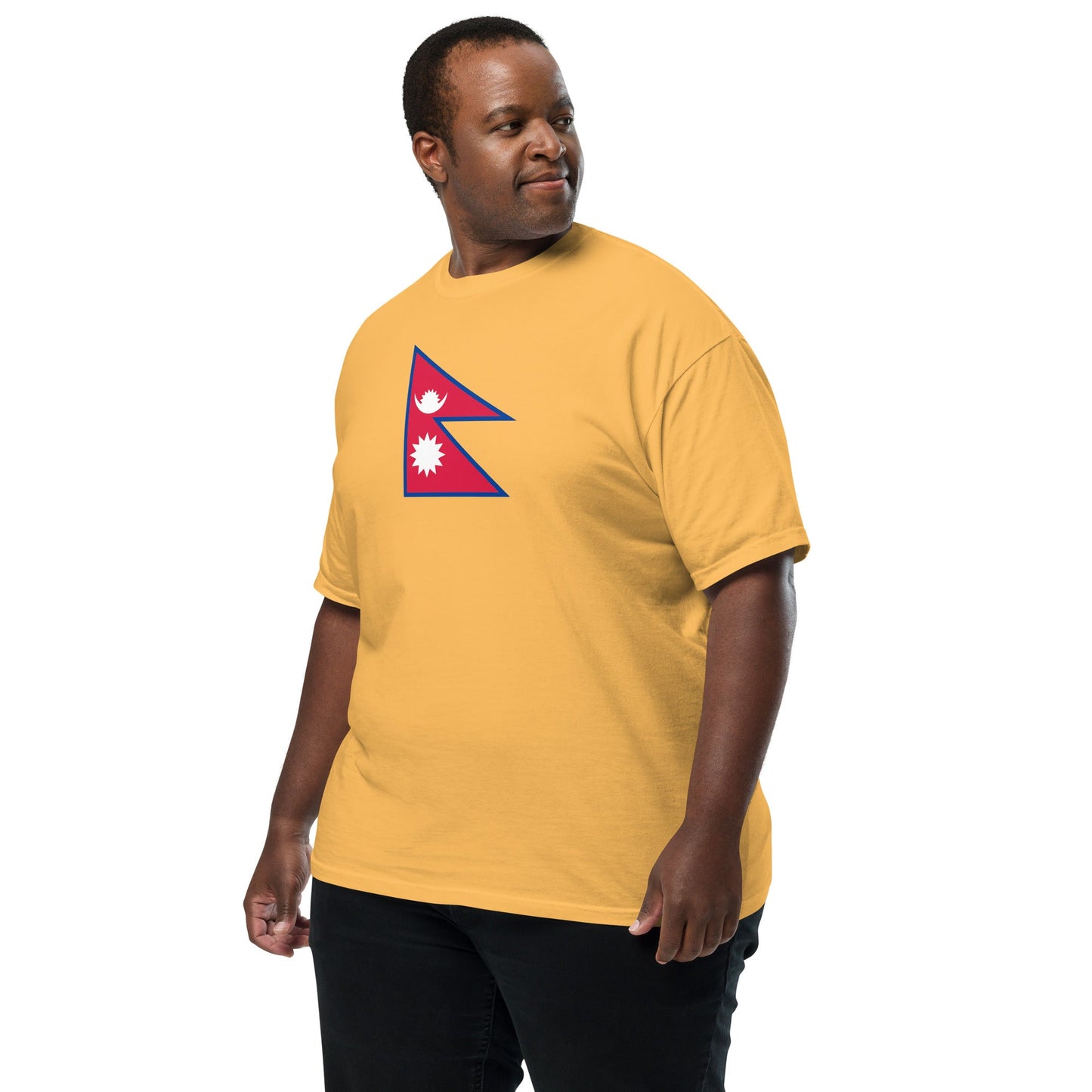 red flag shirt for Nepal – size small