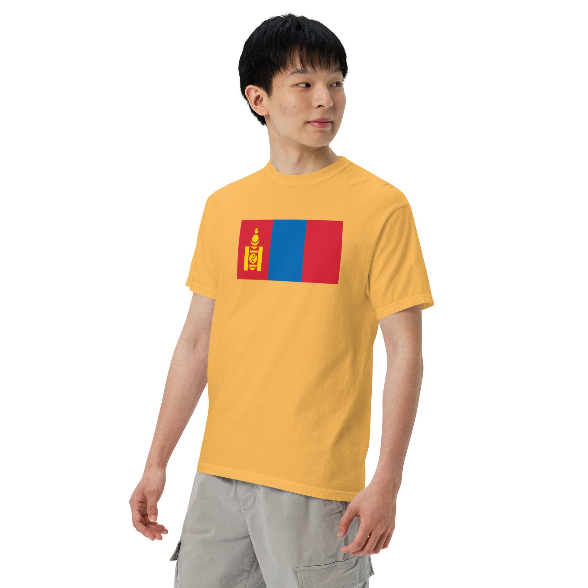 Mongolia heritage shirt, true navy, size extra large