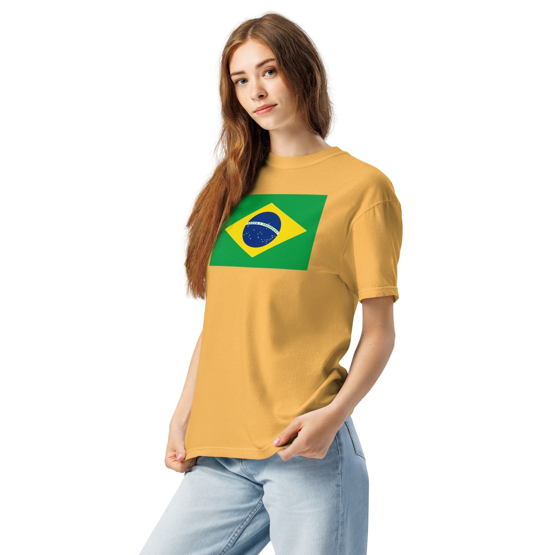 Brazil heritage shirt, true navy, size extra large