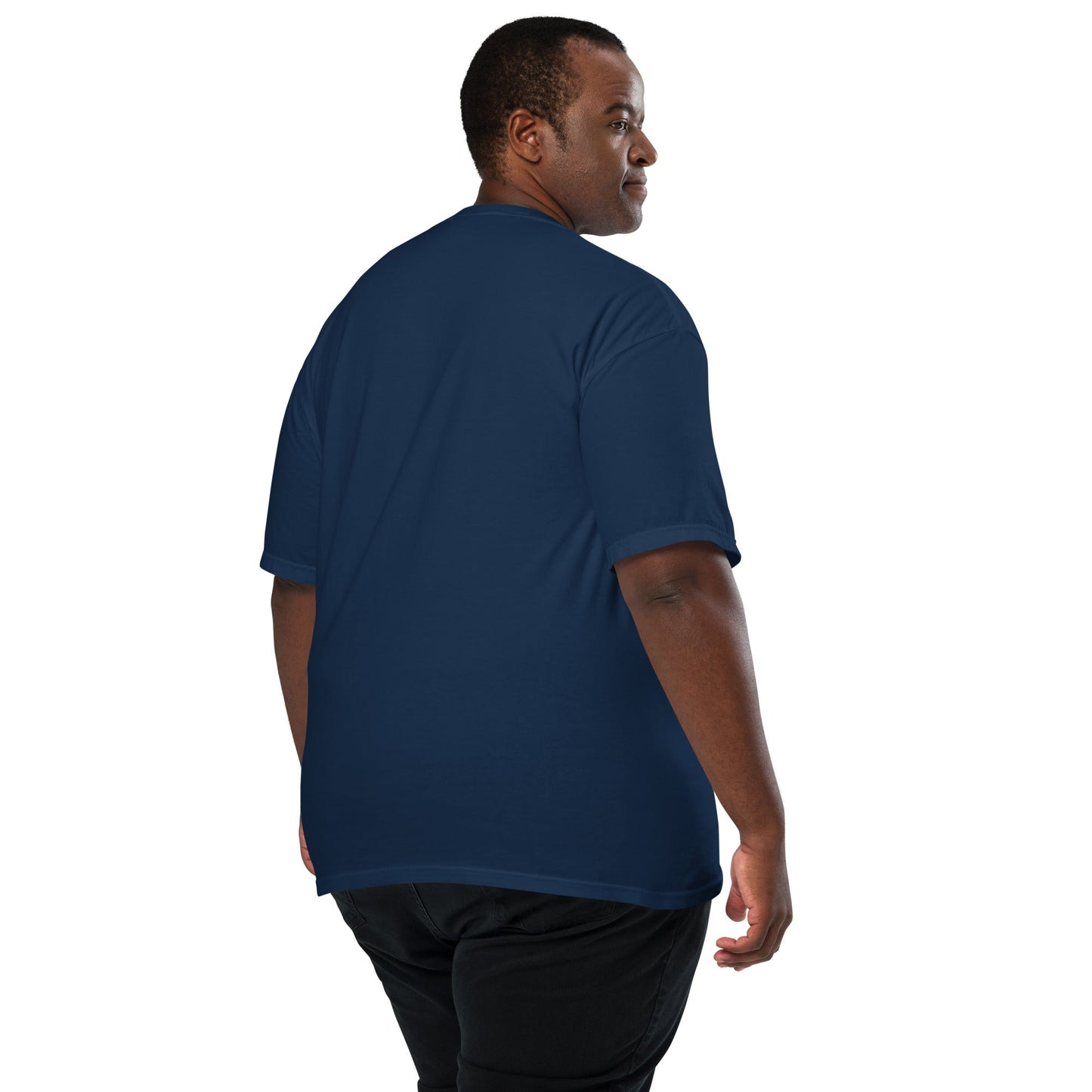 Bold Azerbaijan flag design tee in black, 2X large