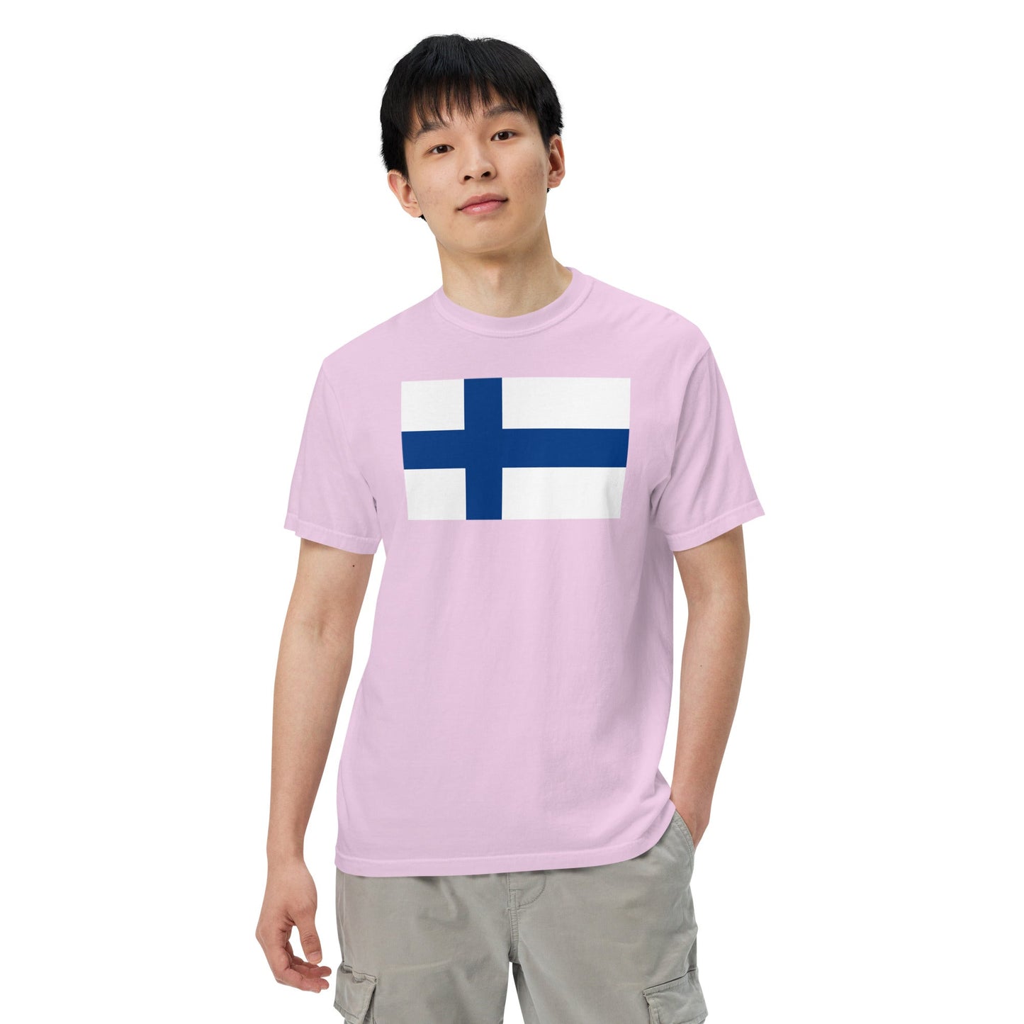 true navy shirt with France flag design, medium