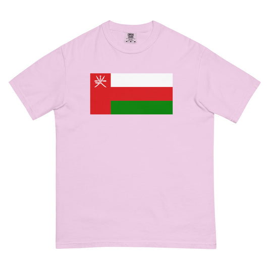 Bold Oman flag design tee in black, small