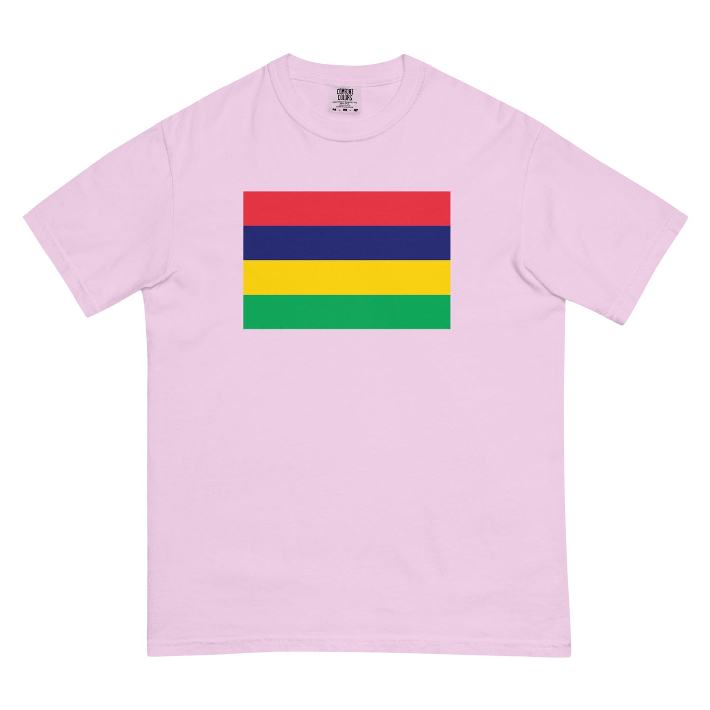 Mauritius pride shirt in black – unisex, small