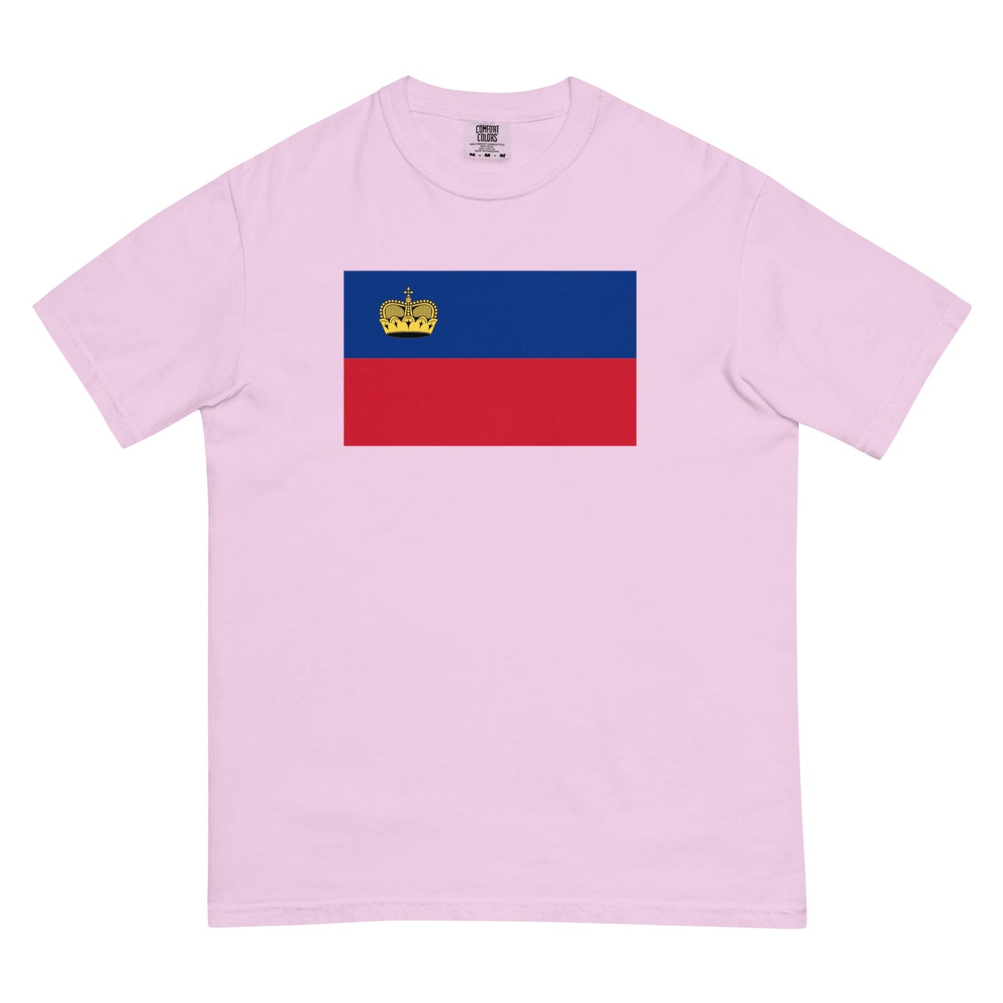 Liechtenstein pride shirt in espresso – unisex, extra large