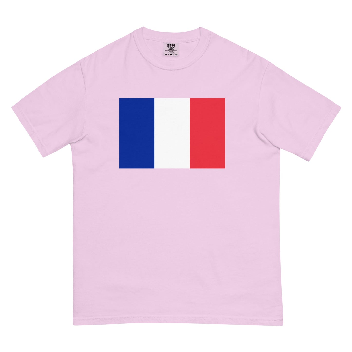 espresso shirt with France 1 flag design, large