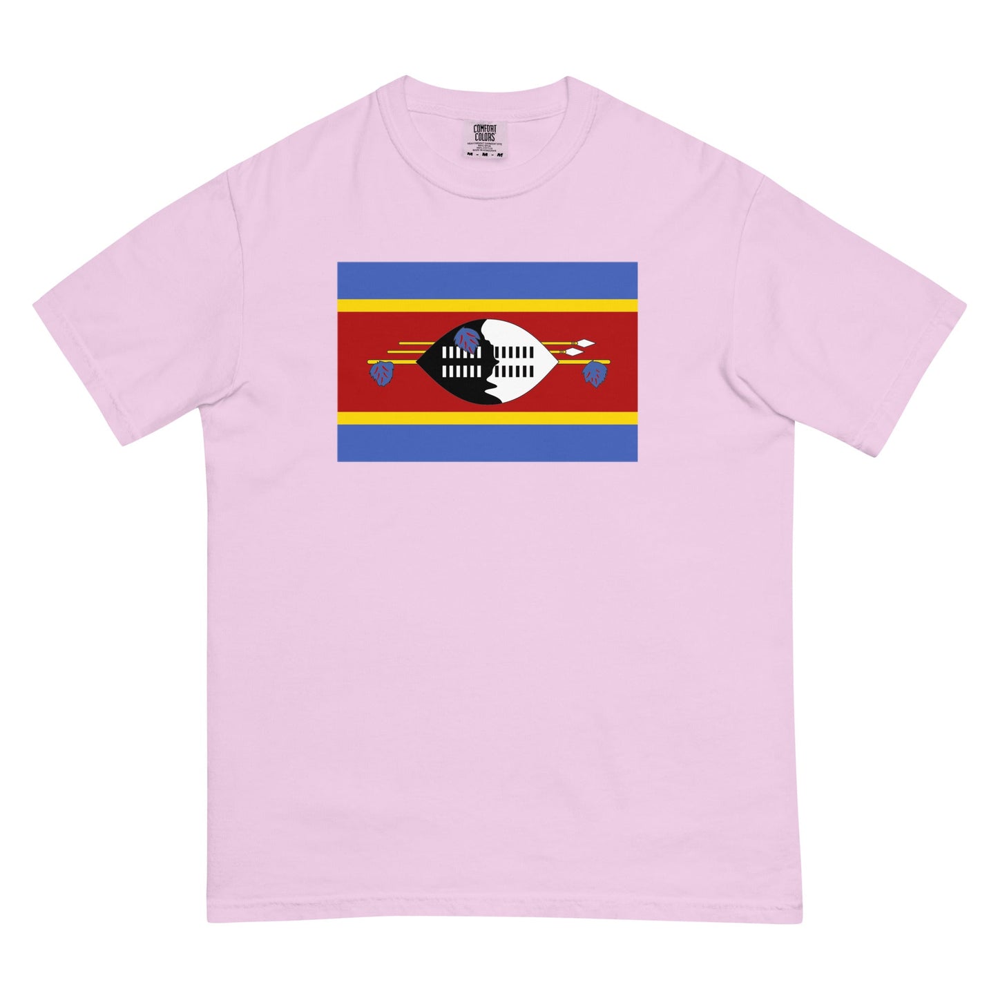 espresso shirt with Eswatini Formerly Swaziland flag design, large