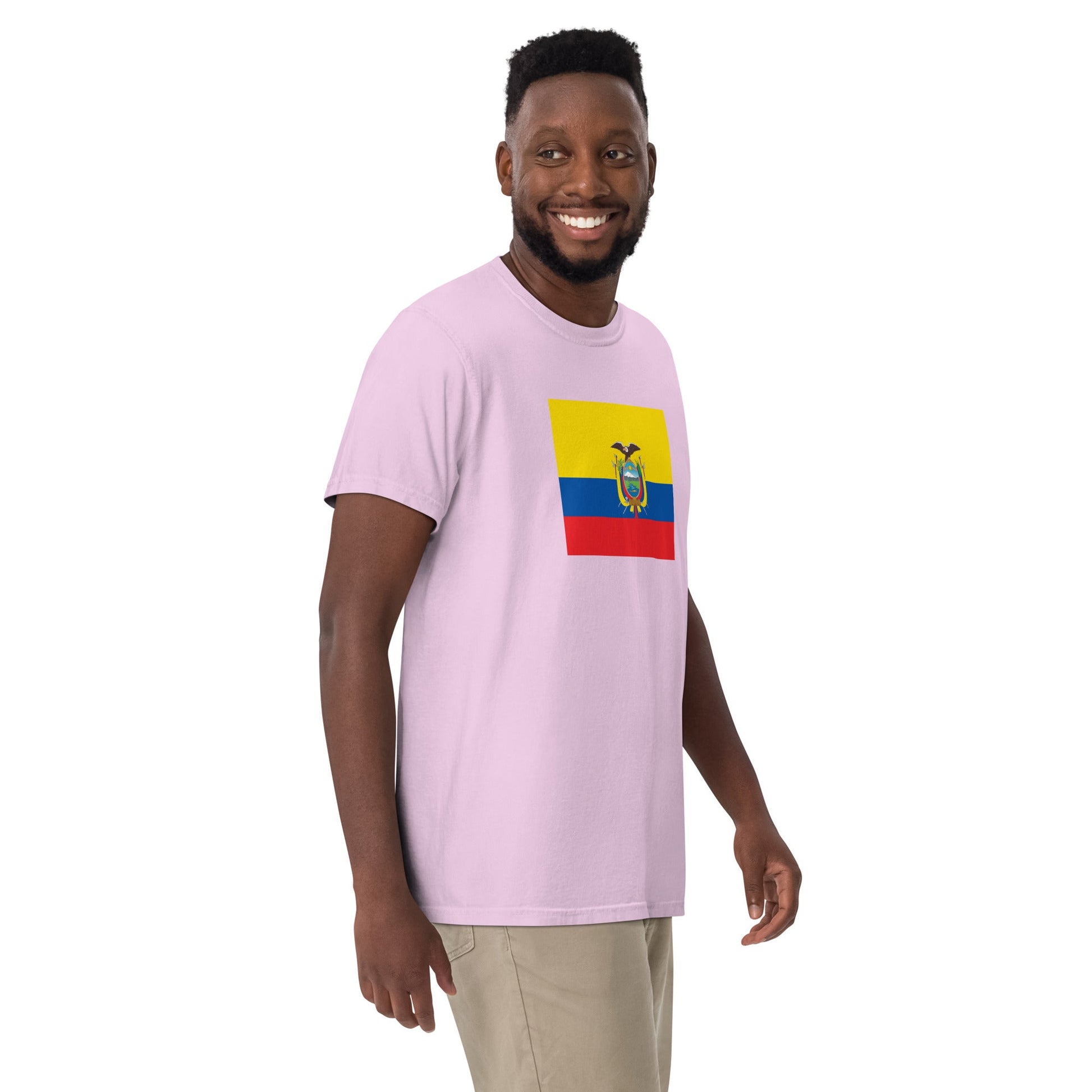Ecuador pride shirt in hemp – unisex, 4X large