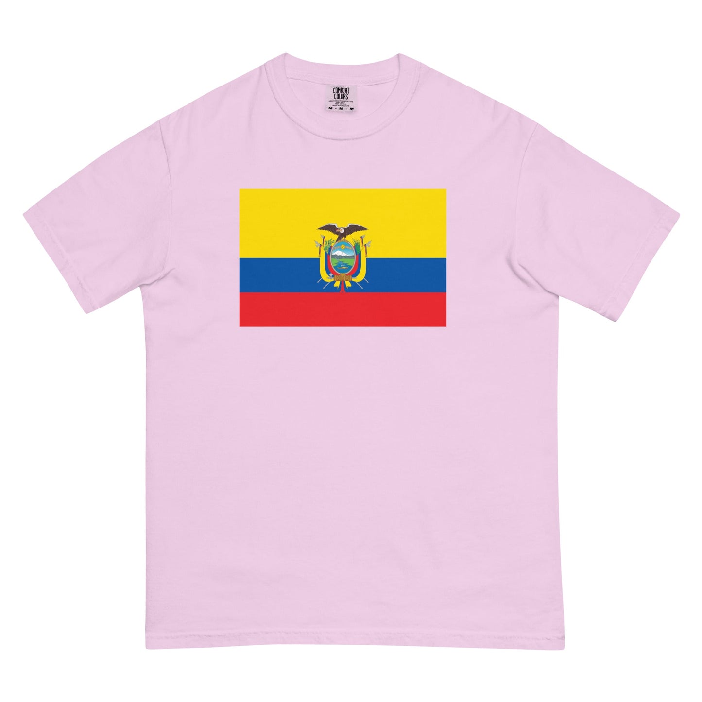 Ecuador flag shirt in flo blue, size 4X large