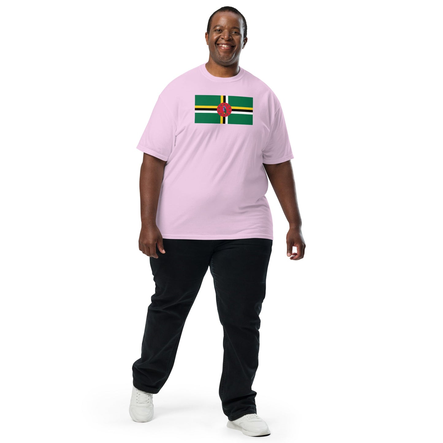 red flag shirt for Dominica 1 – size extra large