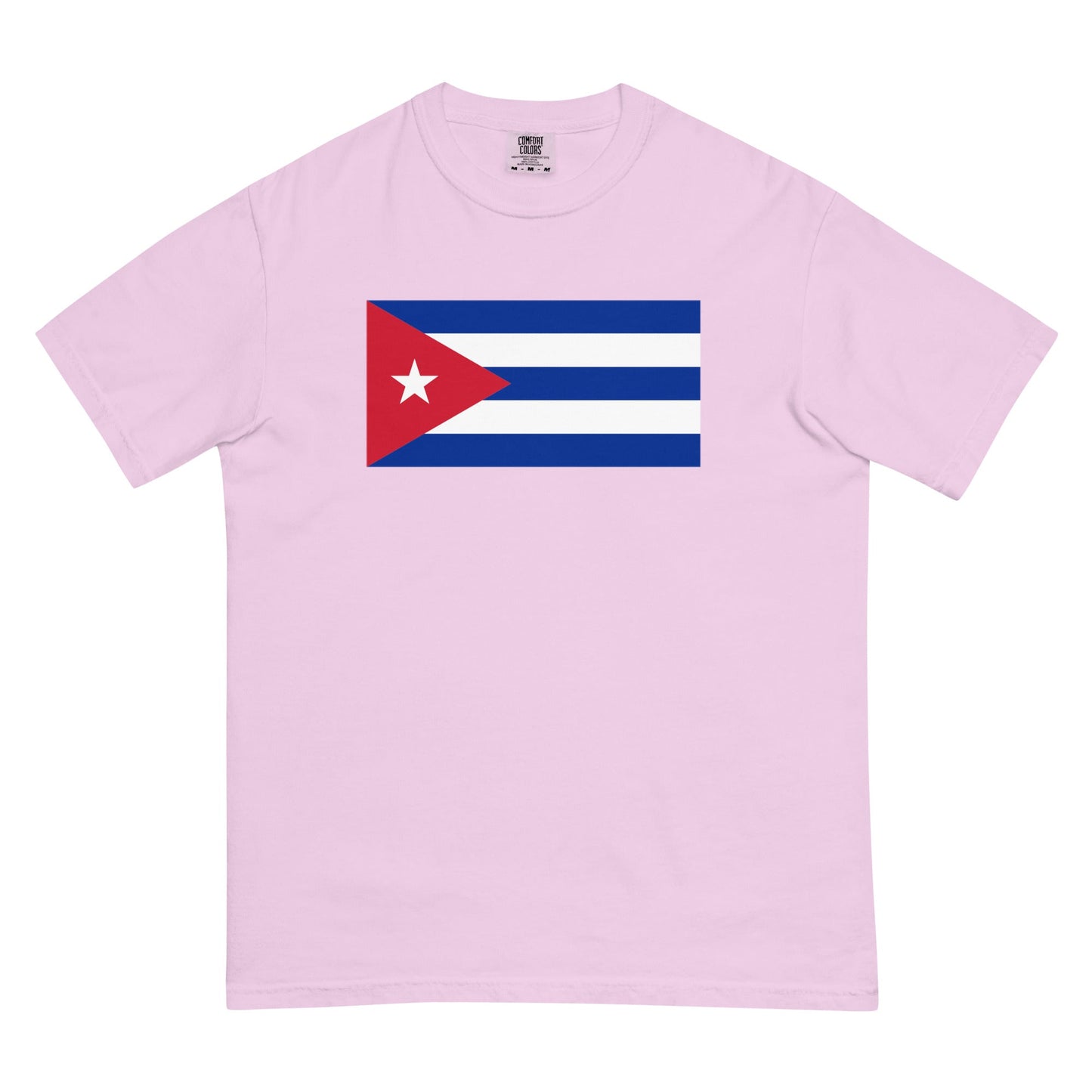 Flag tee representing Cuba in blue spruce, extra large