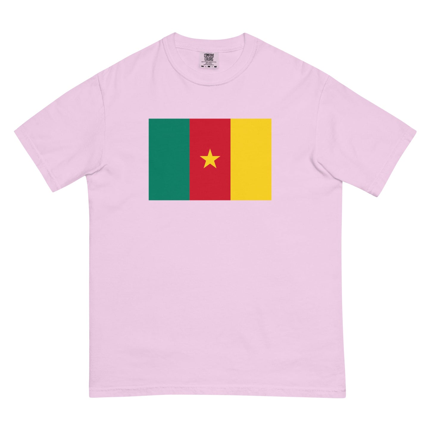 Flag tee representing Cameroon in espresso, 4X large