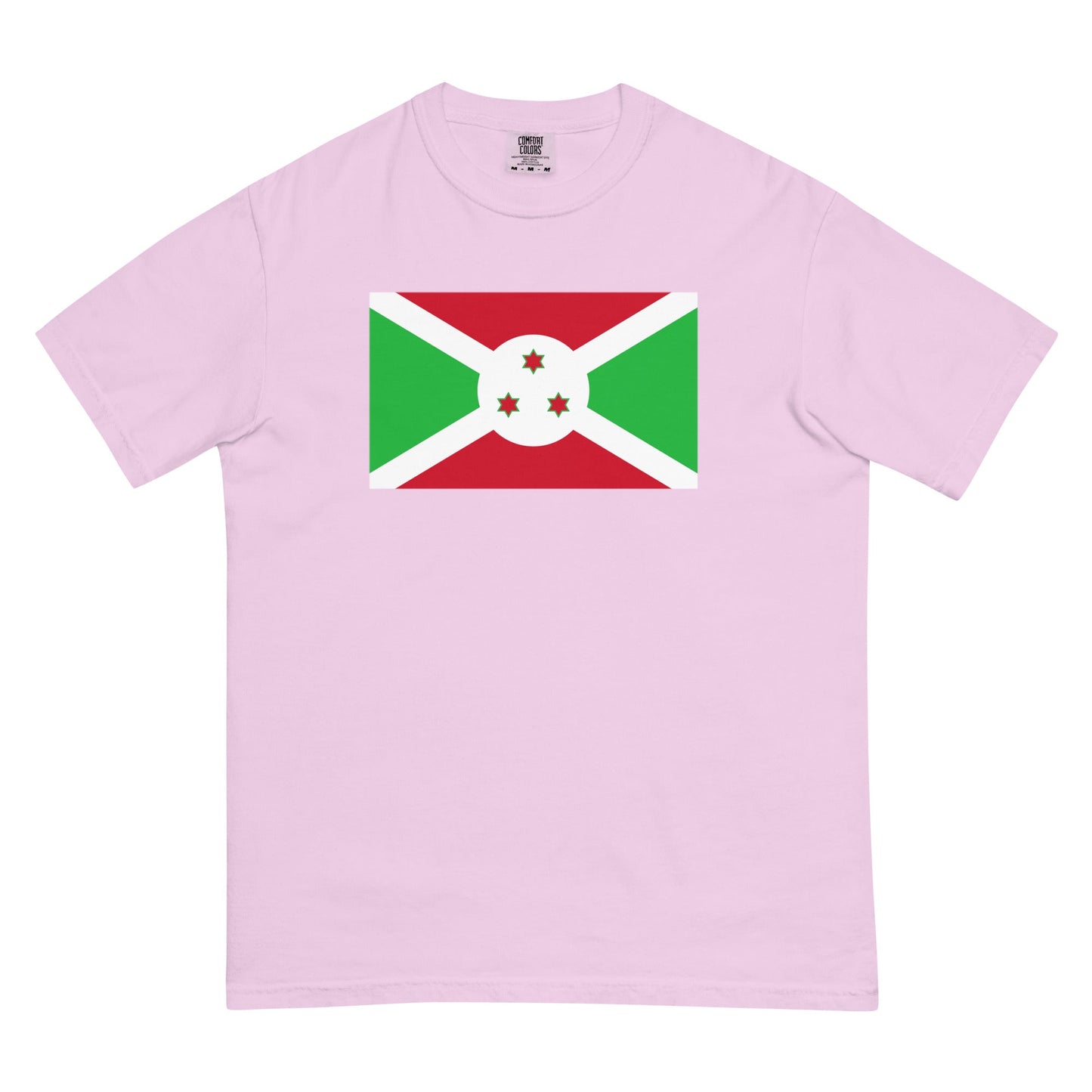 Flag tee representing Burundi in espresso, 3X large