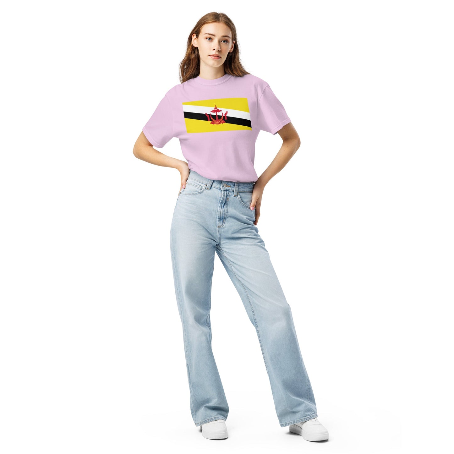 true navy flag shirt for Brunei – size large