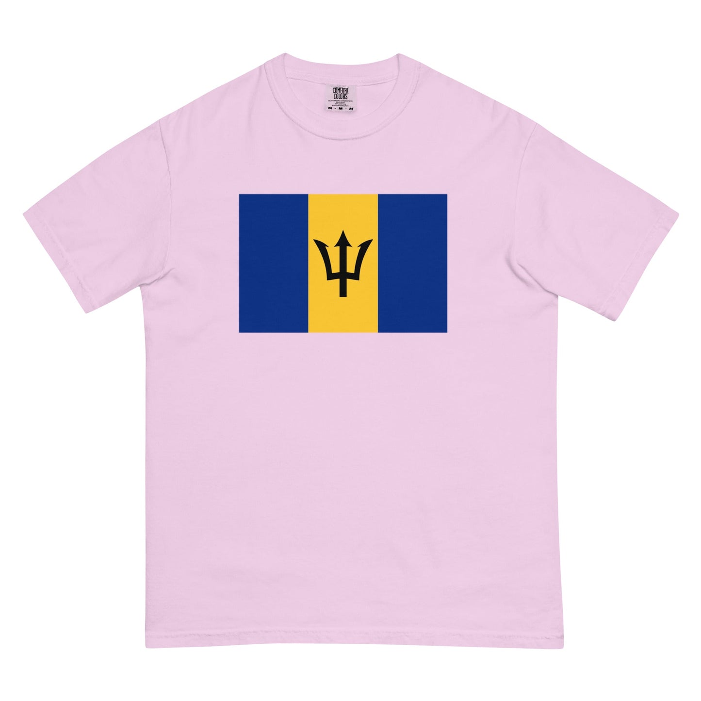 Flag tee representing Barbados in mystic blue, 4X large
