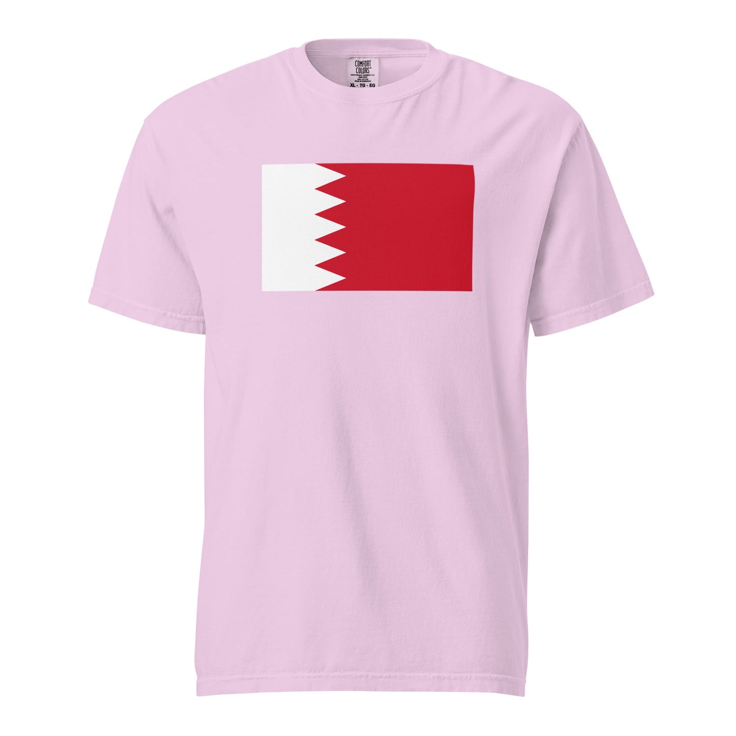 blue spruce shirt with Bahrain flag design, 3X large