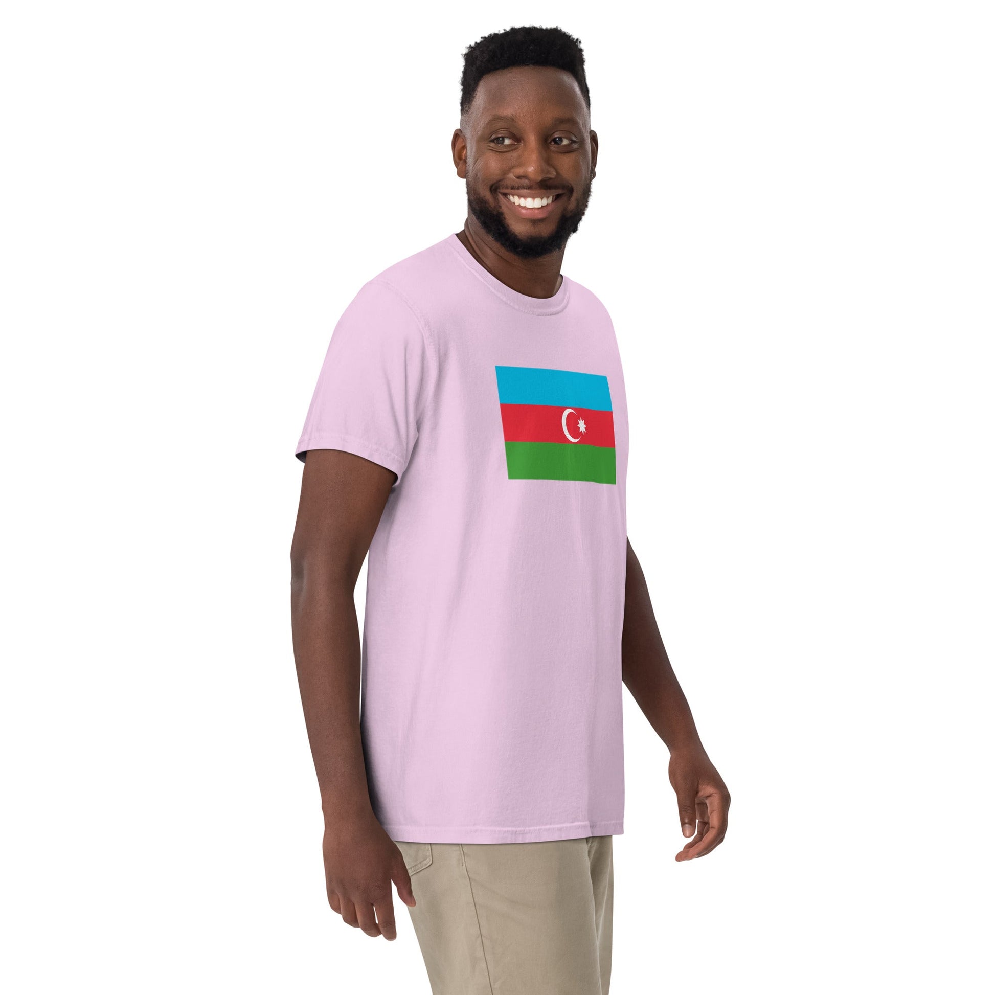 blue spruce flag shirt for Azerbaijan – size large