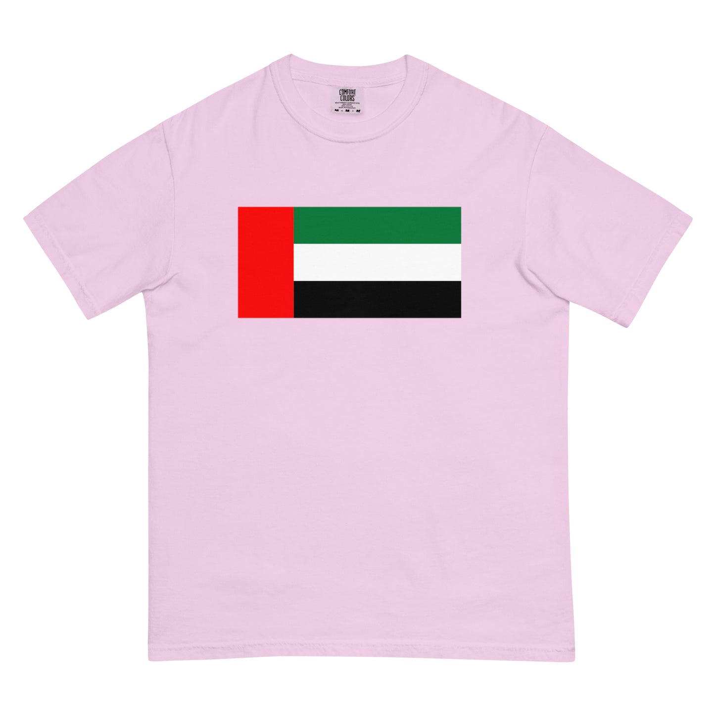Flag tee representing United Arab Emirates in flo blue, 2X large