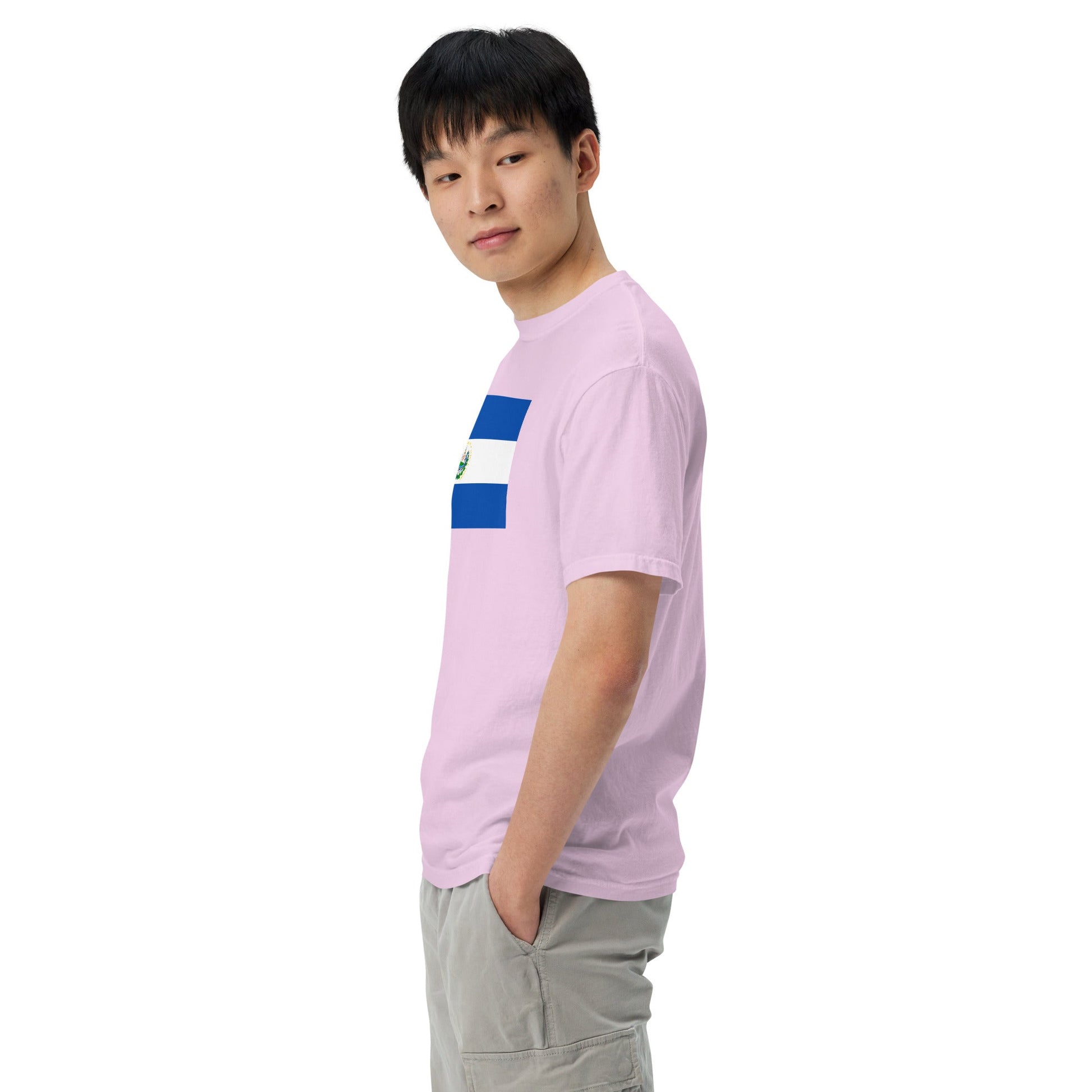 El Salvador pride shirt in true navy – unisex, large