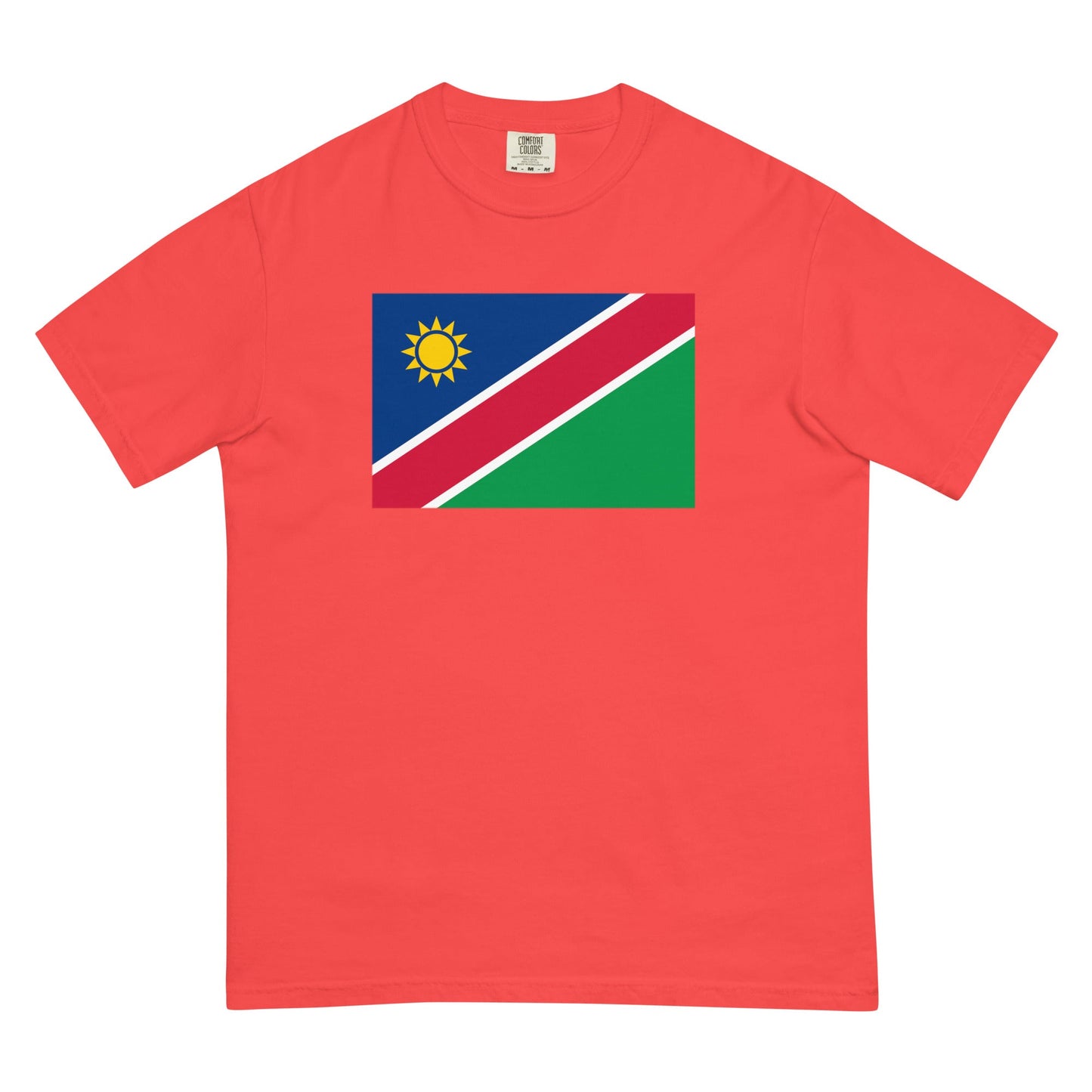 Flag tee representing Namibia in true navy, 3X large