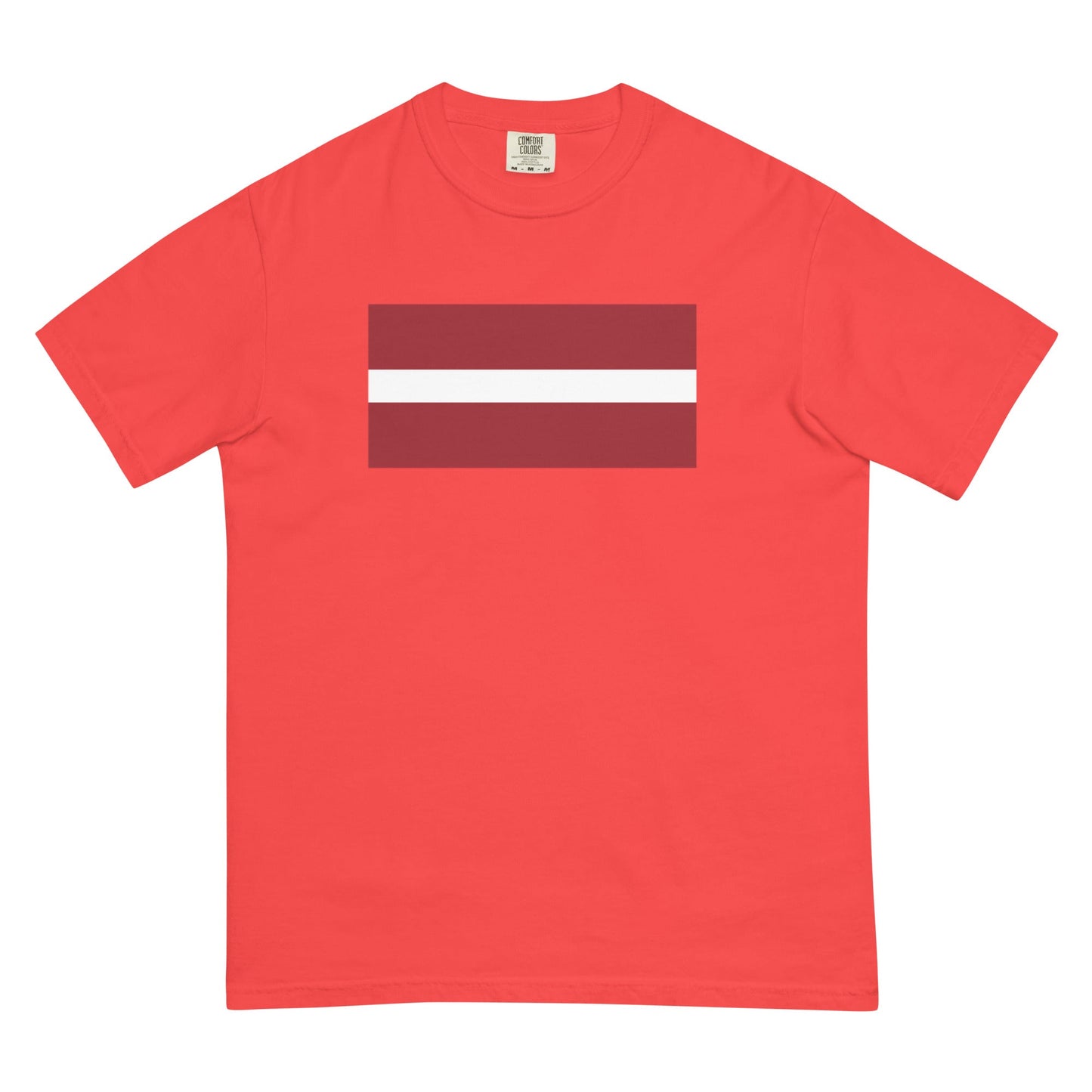 Latvia pride shirt in hemp – unisex, large