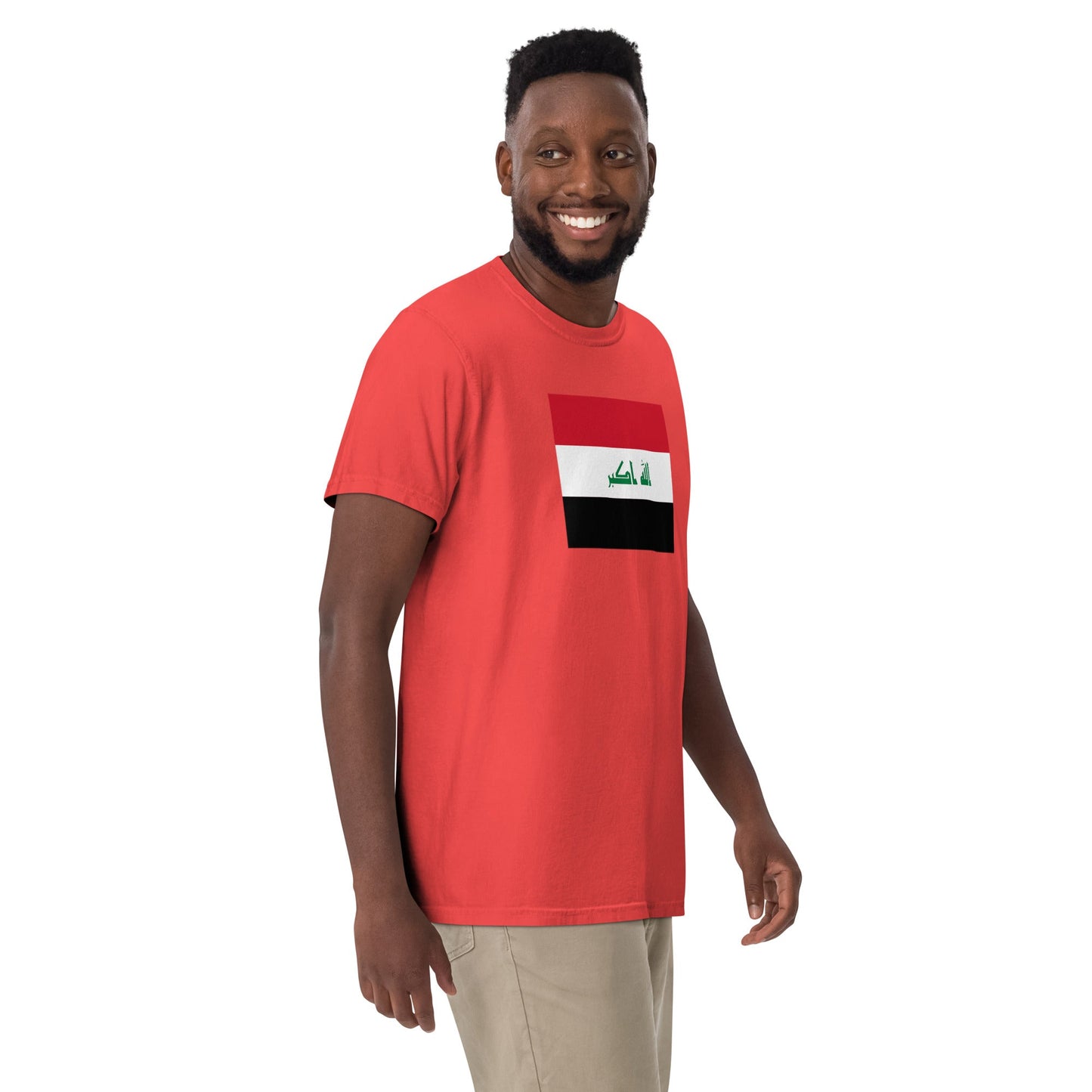 Iraq national shirt, 4X large, in black