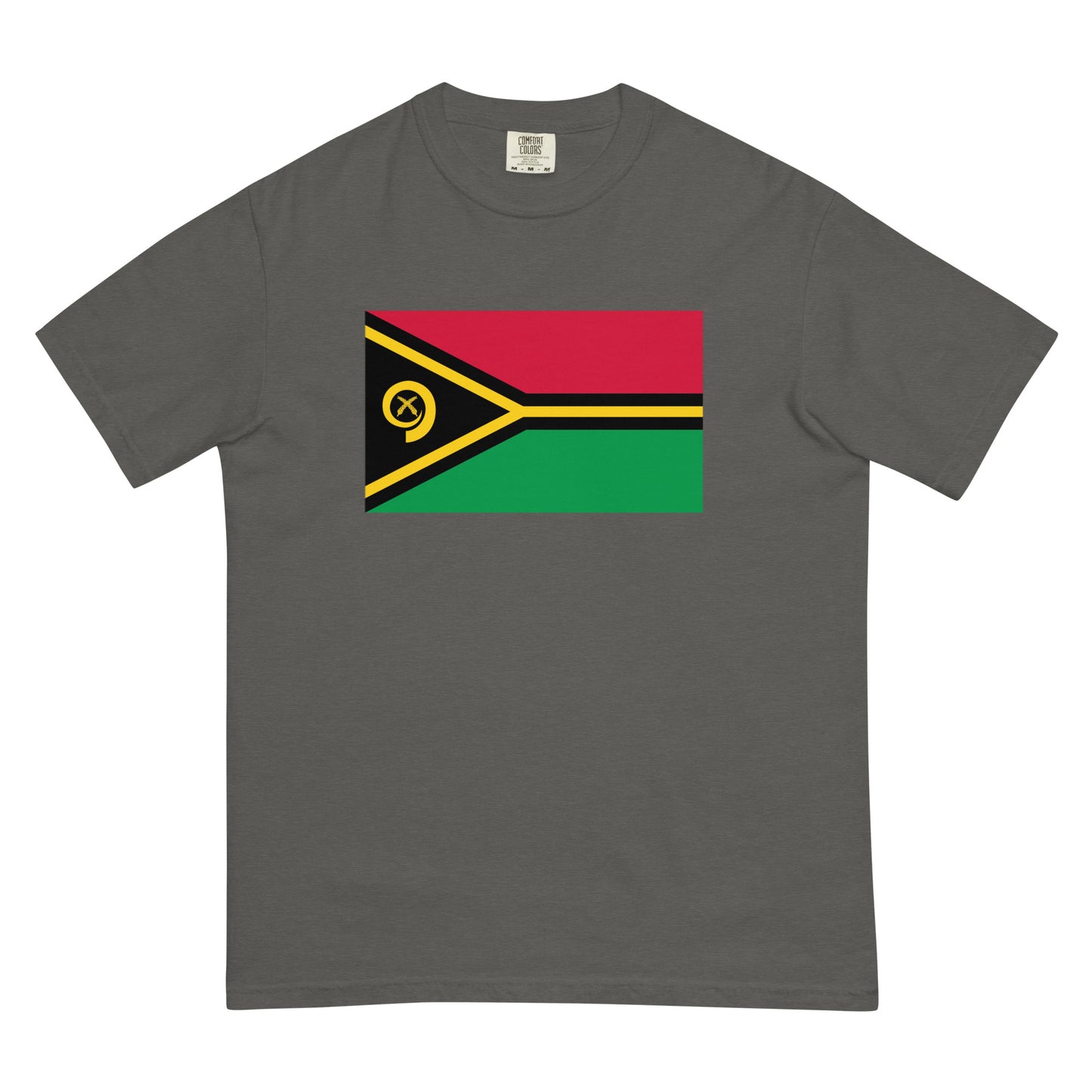 pepper shirt with Vanuatu flag design, extra large