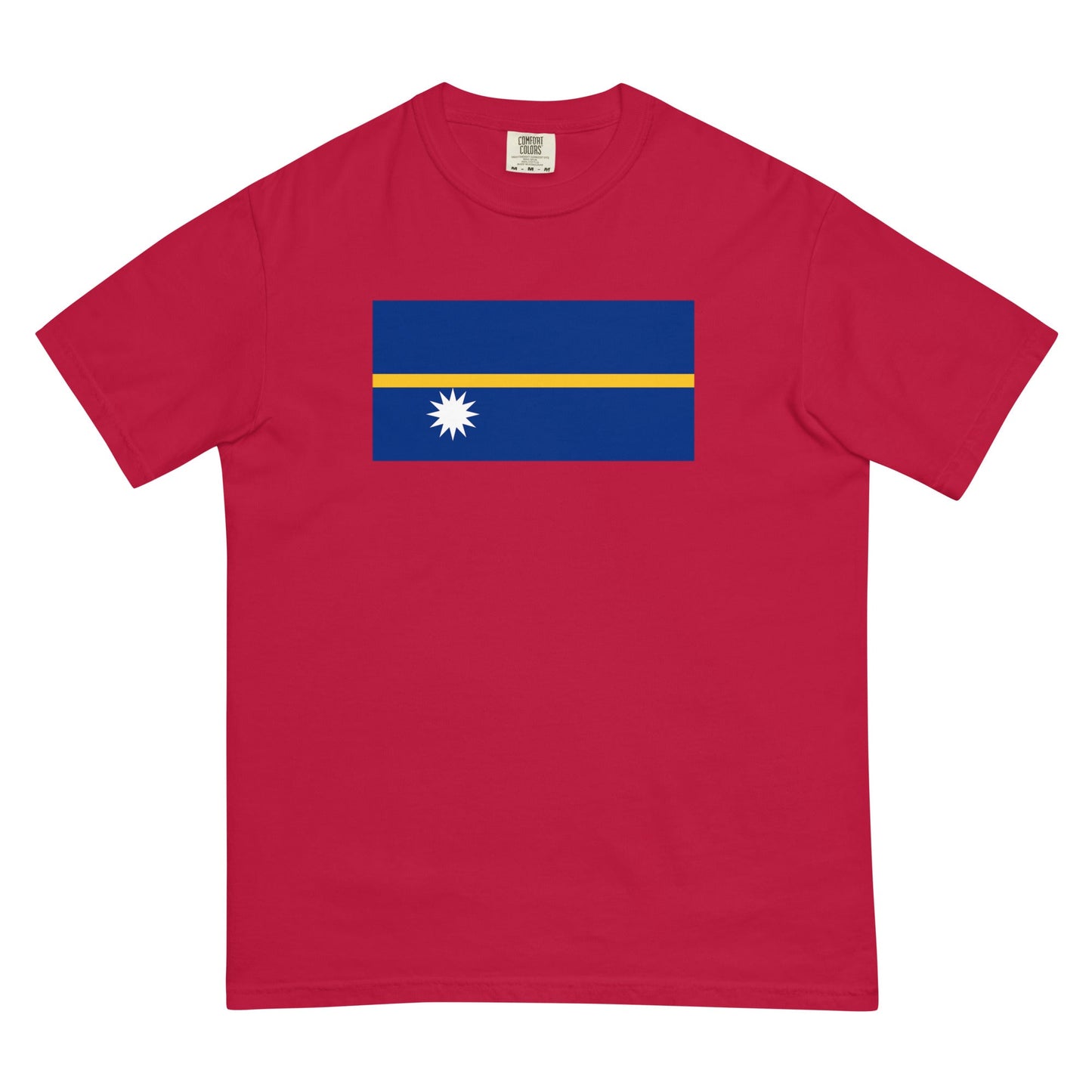 Nauru heritage shirt, true navy, size medium