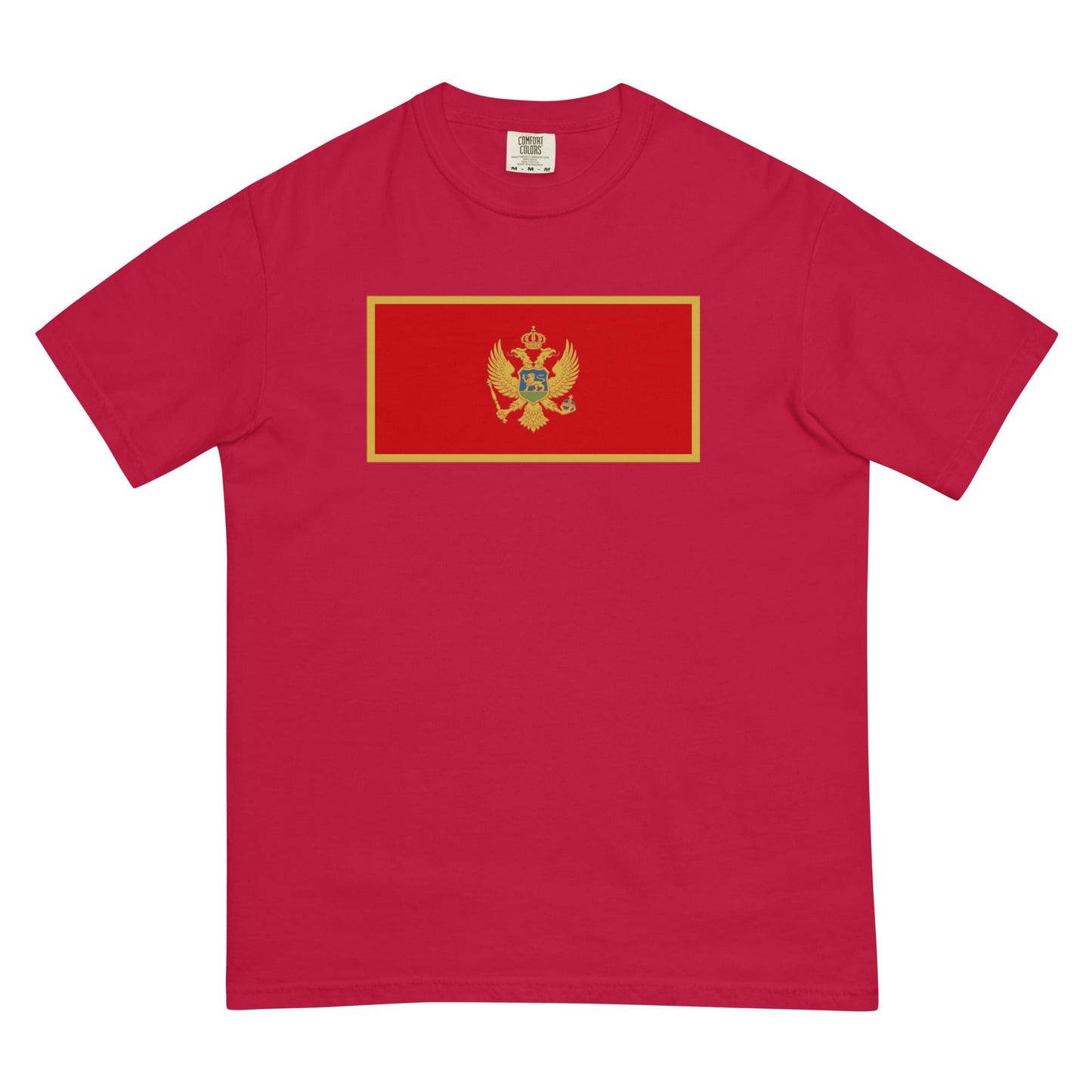 Montenegro national shirt, 3X large, in red