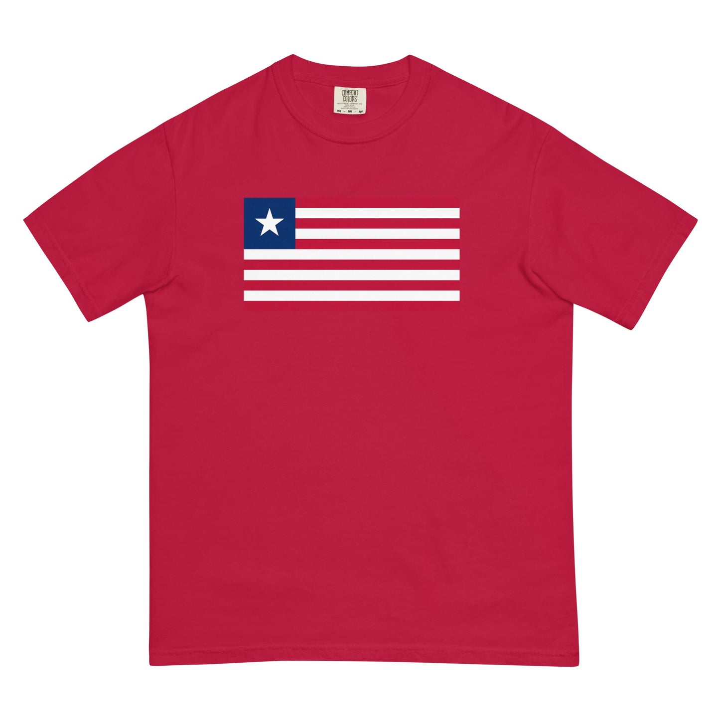 Liberia heritage shirt, red, size 3X large