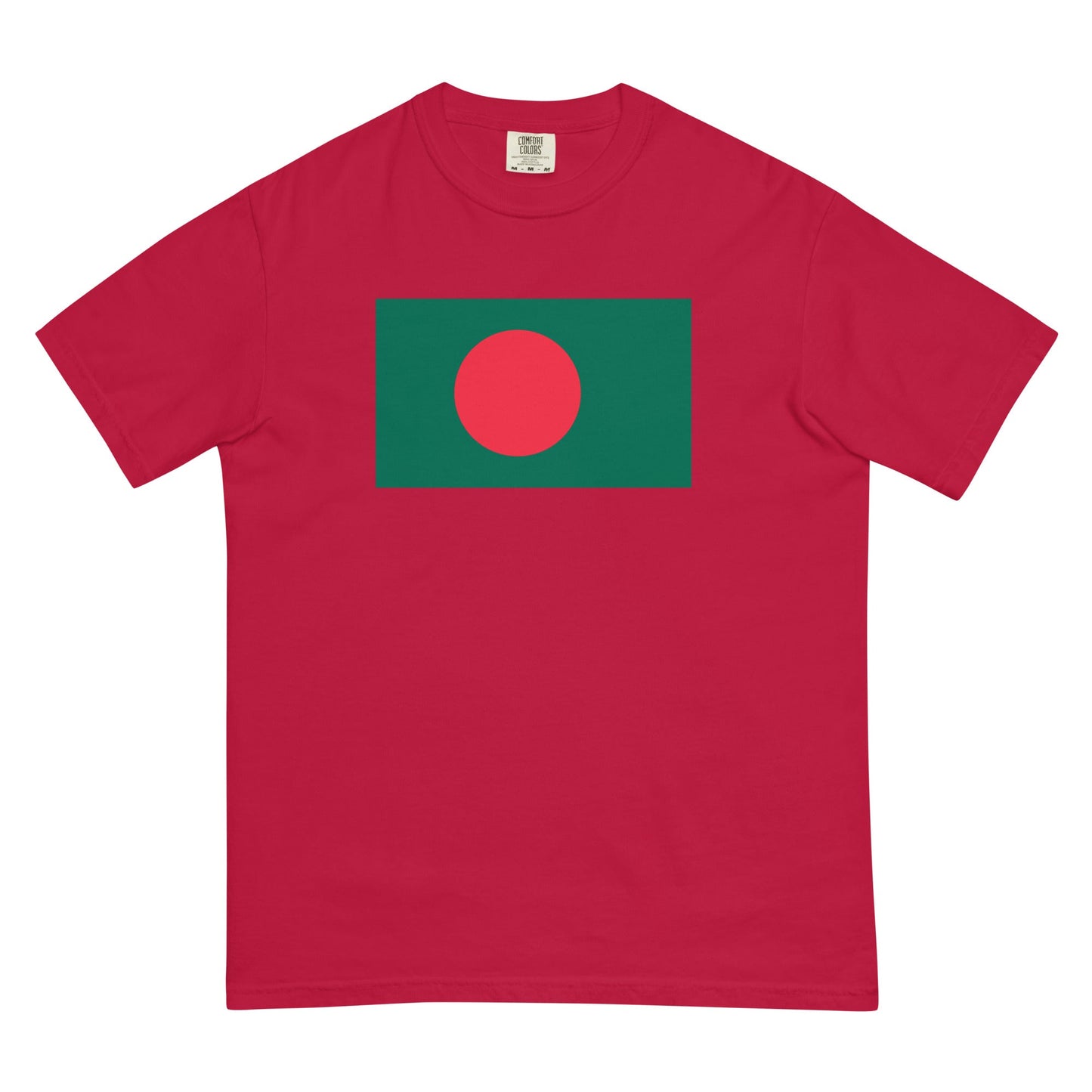 Bangladesh heritage shirt, berry, size 3X large