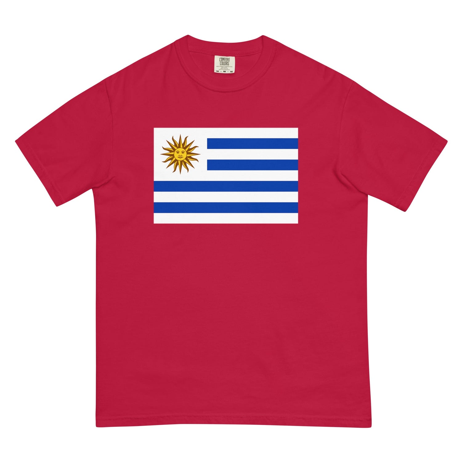 Uruguay pride shirt in black – unisex, small