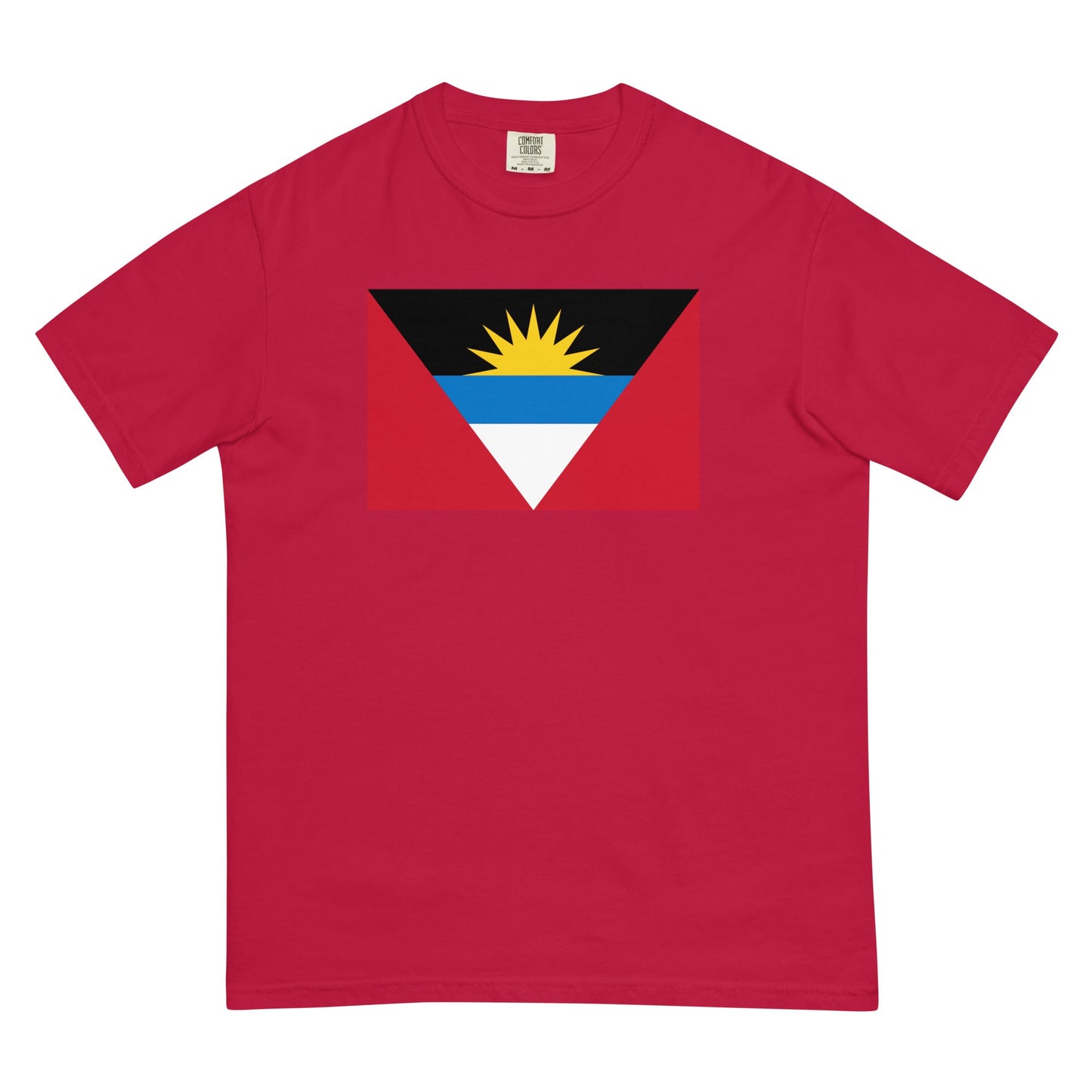 Antigua And Barbuda Flag Pride Shirt national shirt, 2X large, in blue spruce