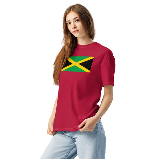 Jamaica heritage shirt, black, size medium