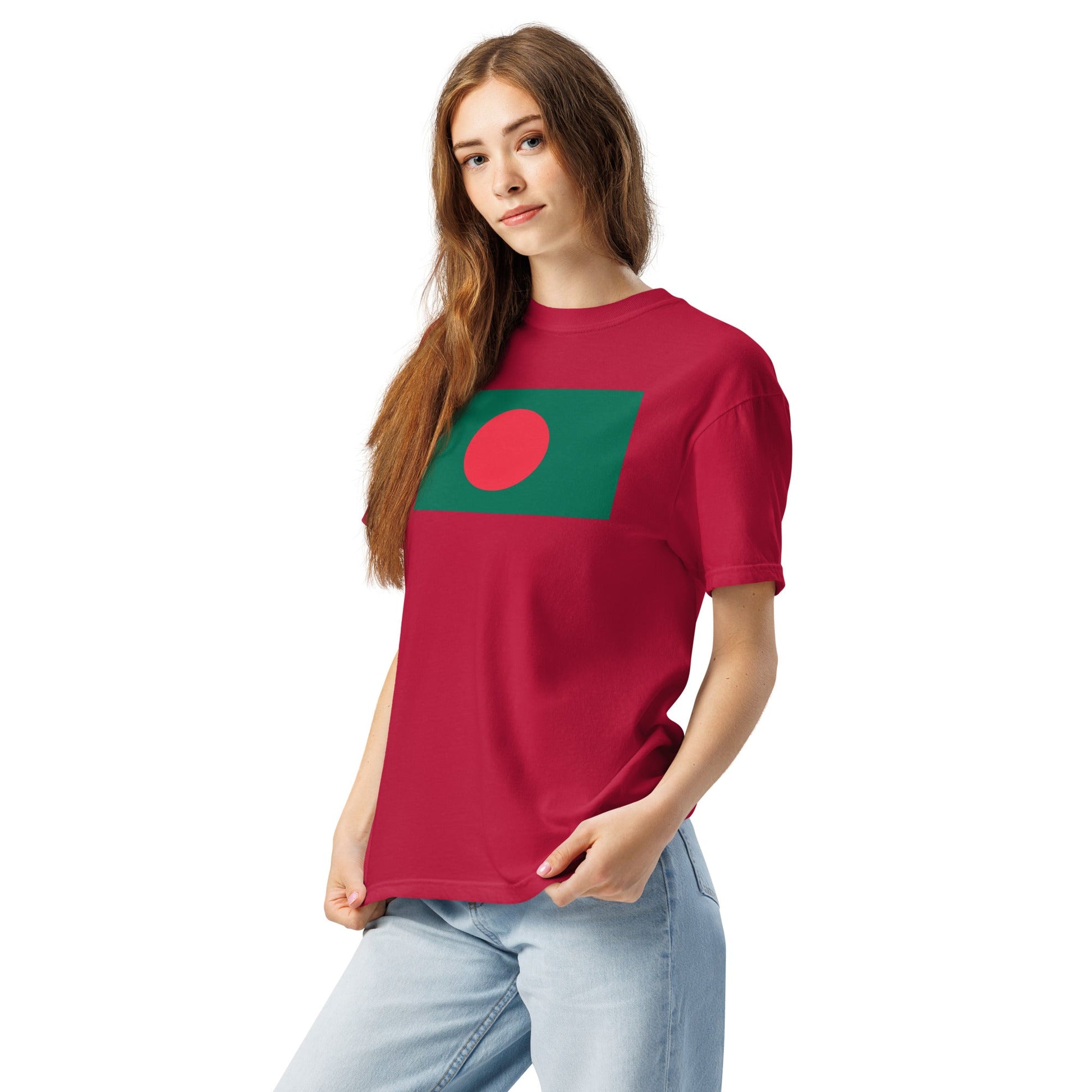 Bangladesh pride shirt in black – unisex, extra large