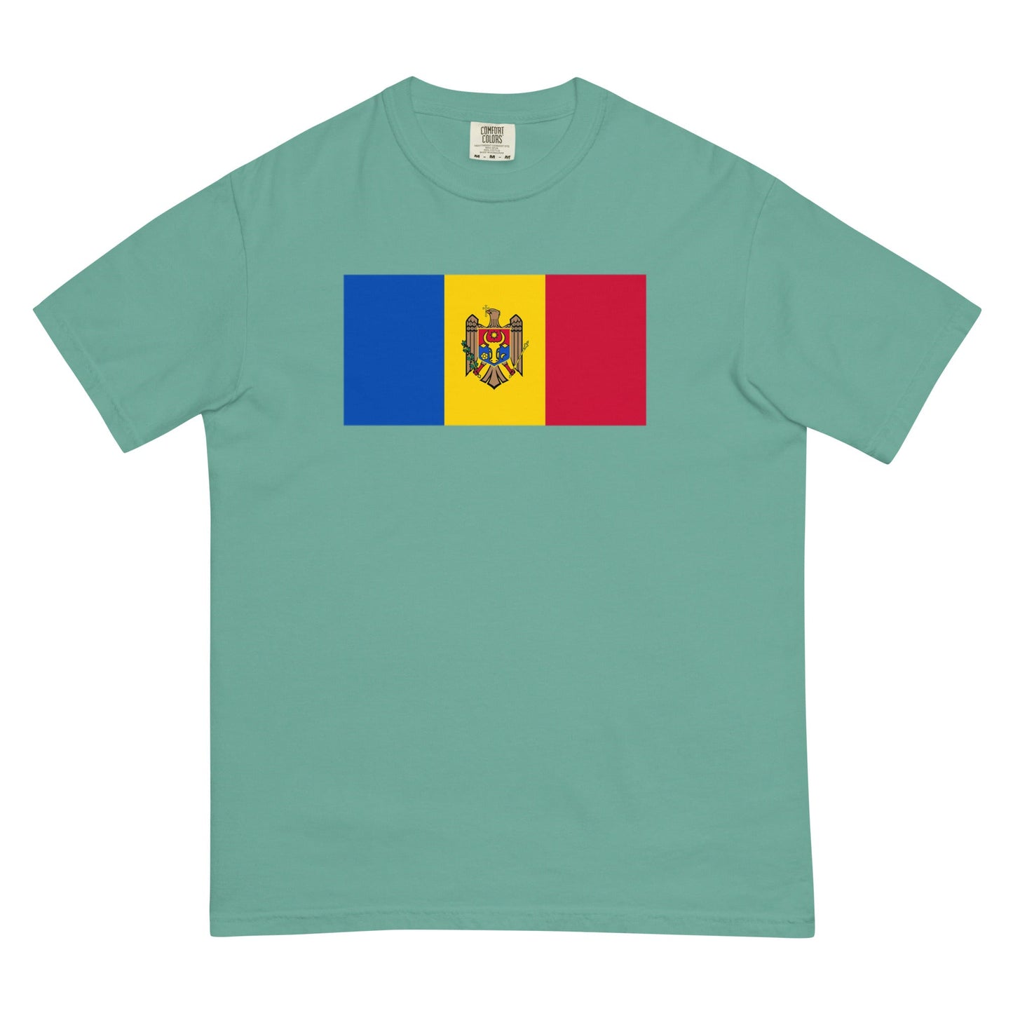 Moldova flag shirt in grape, size 4X large