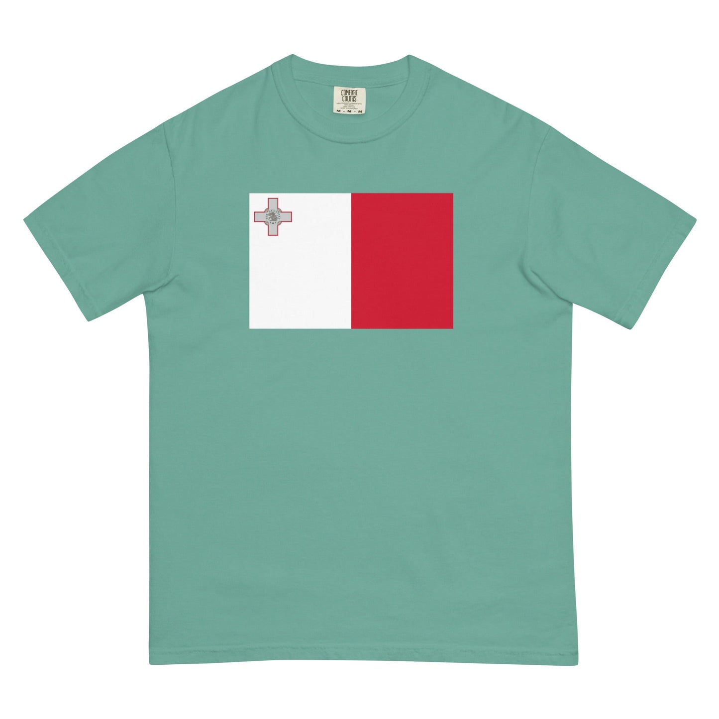 Malta flag shirt in grape, size 3X large